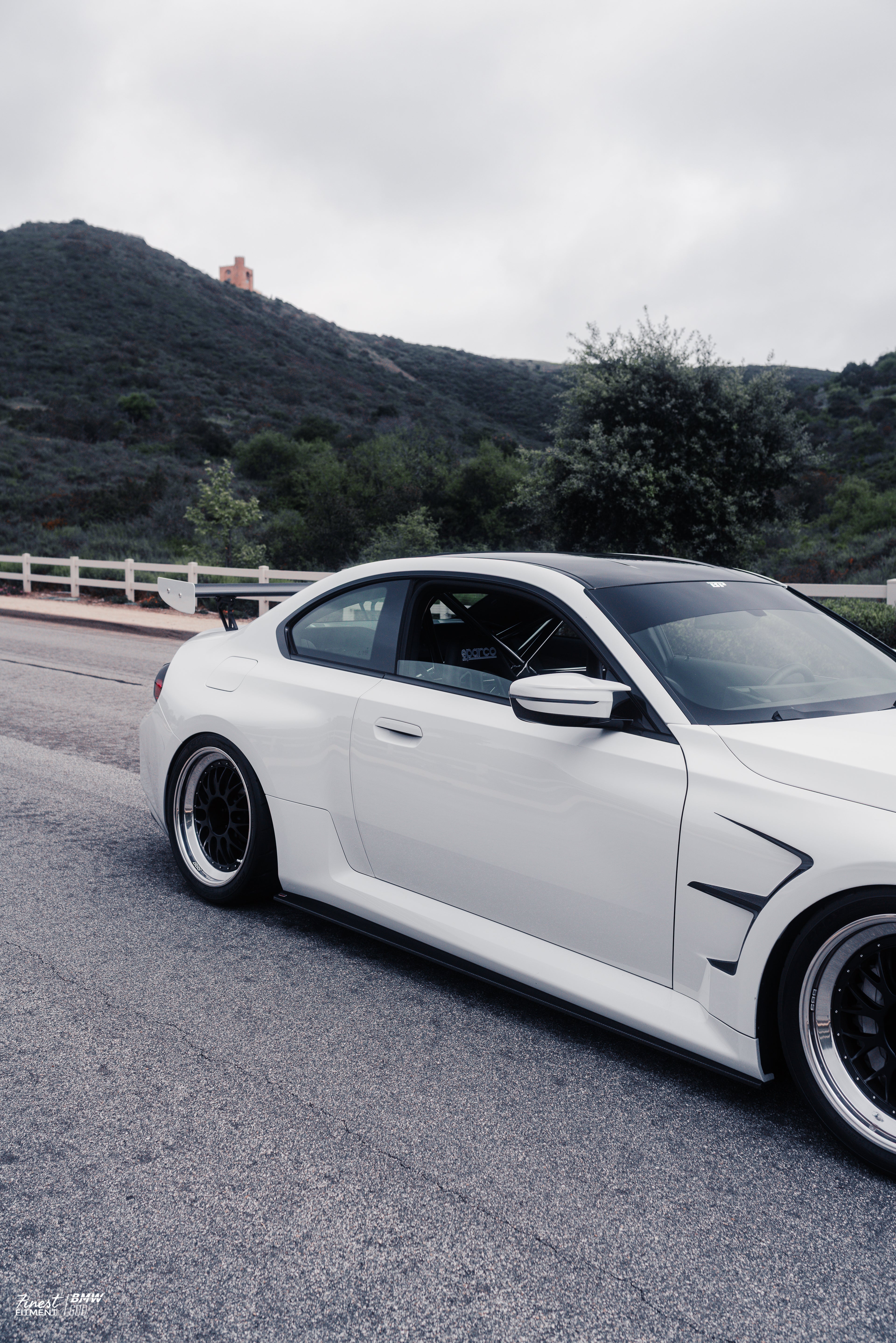 G87 M2 Carbon Fiber Side Skirt Extensions - Suvneer