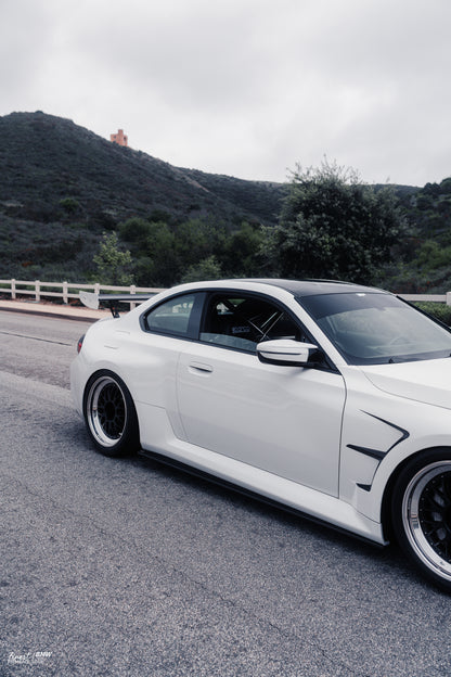 G87 M2 Carbon Fiber Side Skirt Extensions - Suvneer
