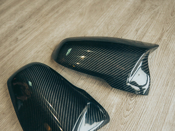F3X/F2X Carbon Fiber M Mirror Cap Replacements