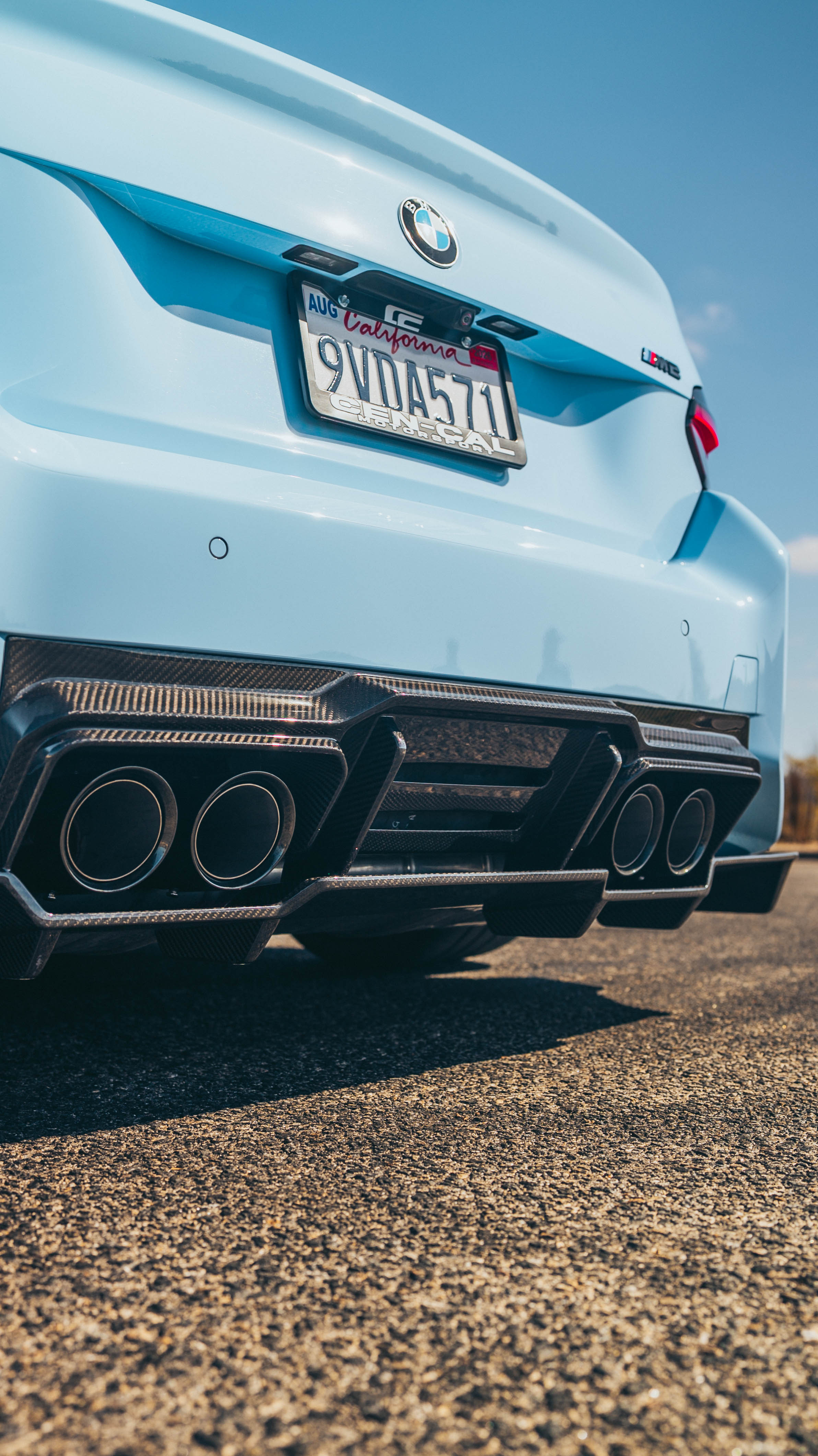 G87 M2 VR1 Carbon Fiber Rear Diffuser