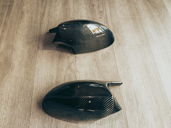 E9X/E8X M Style Carbon Fiber Mirror Cap Replacements
