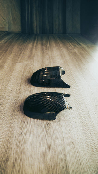 E9X/E8X M Style Carbon Fiber Mirror Cap Replacements