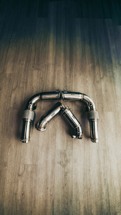 BMW S68 G90/G99 M5 CENCAL Catless Downpipes