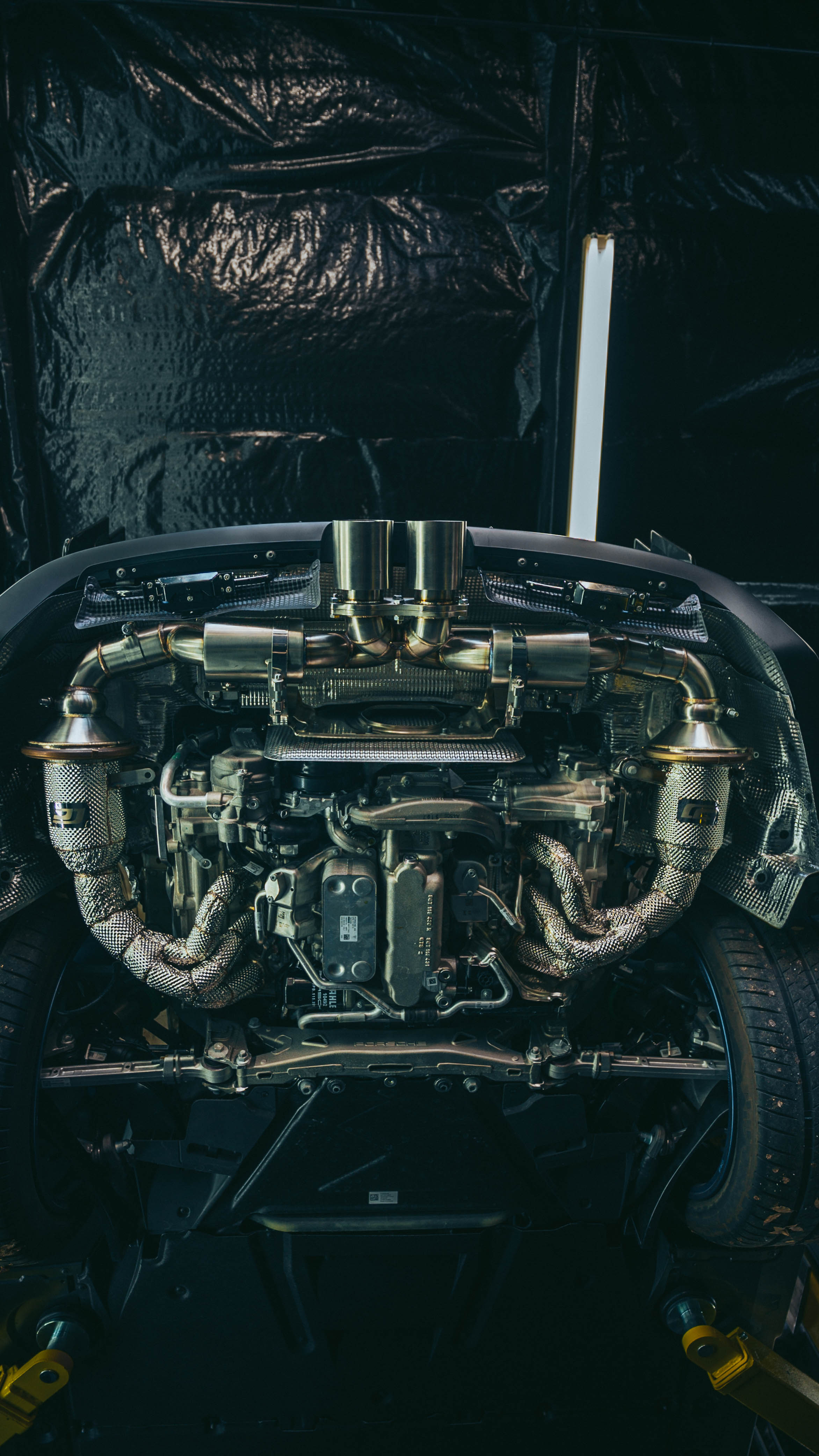 High-Flow Race EQL Headers – Porsche 992 GT3 / GT3 RS (T304 Stainless Steel)