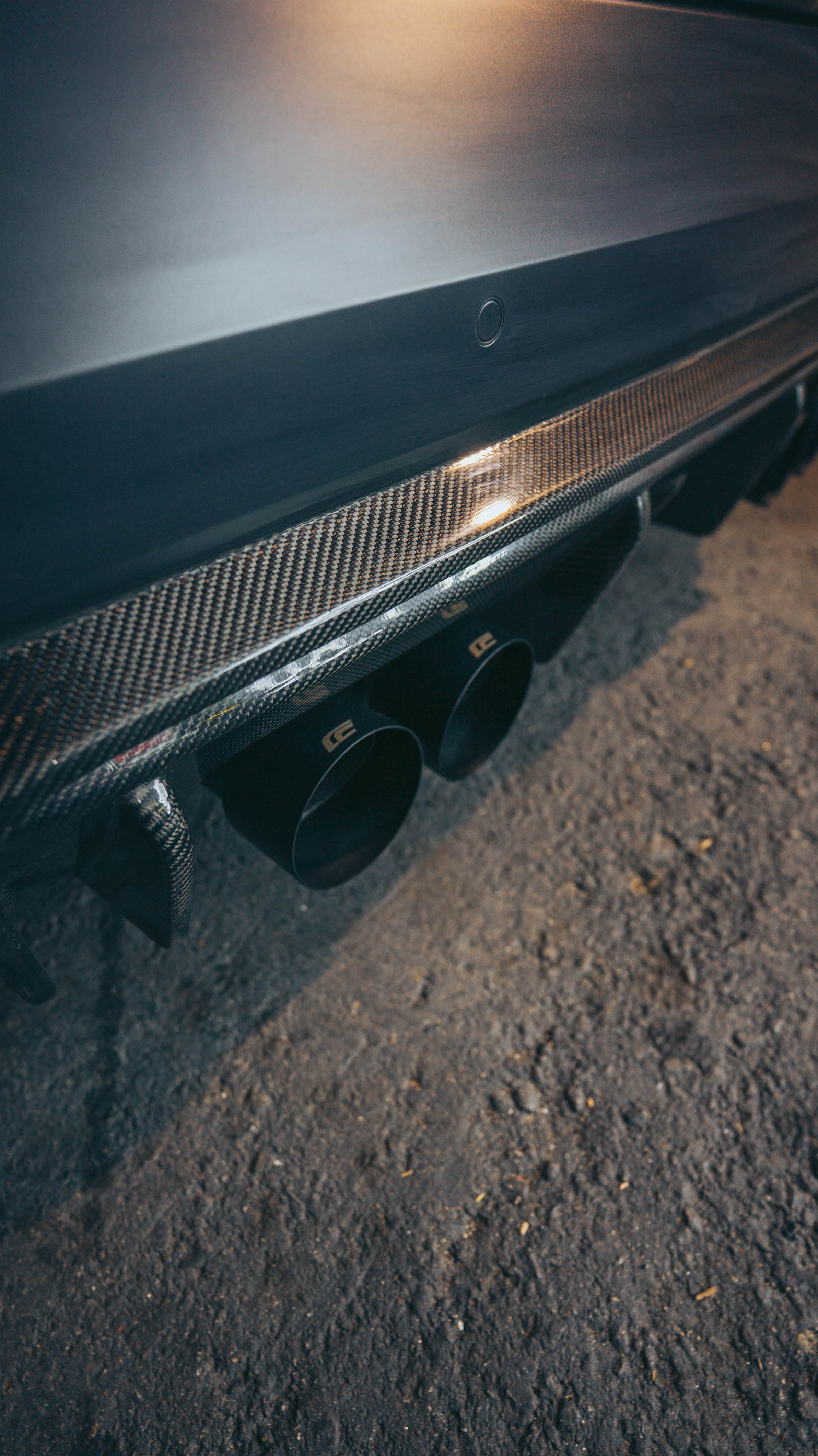 G8X M2/M3/M4 CenCal 4 Inch Exhaust Tips Flat Cut Single Wall - G87 M2/G80