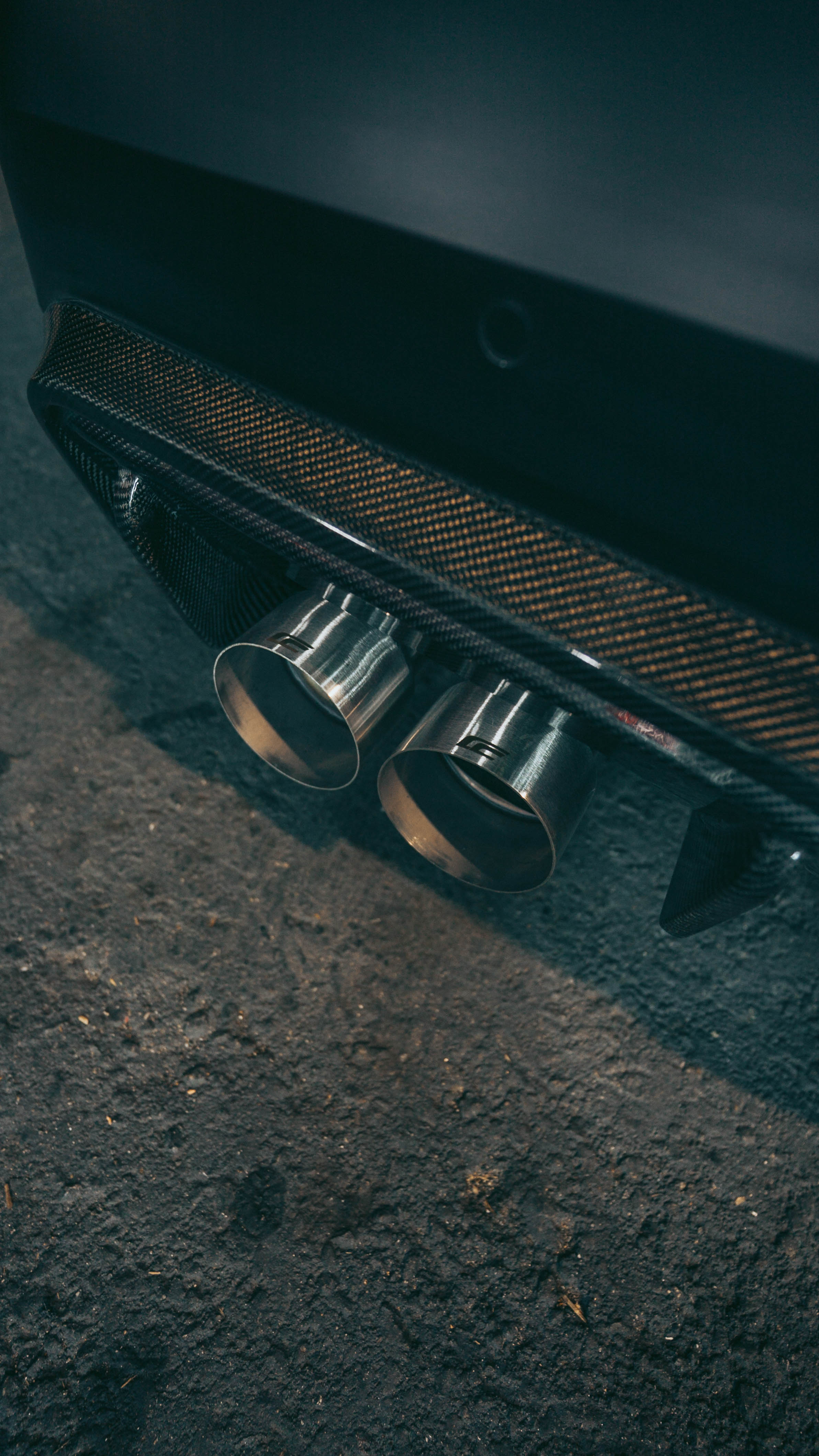 G8X M2/M3/M4 CenCal 4 Inch Exhaust Tips Flat Cut Single Wall - G87 M2/G80