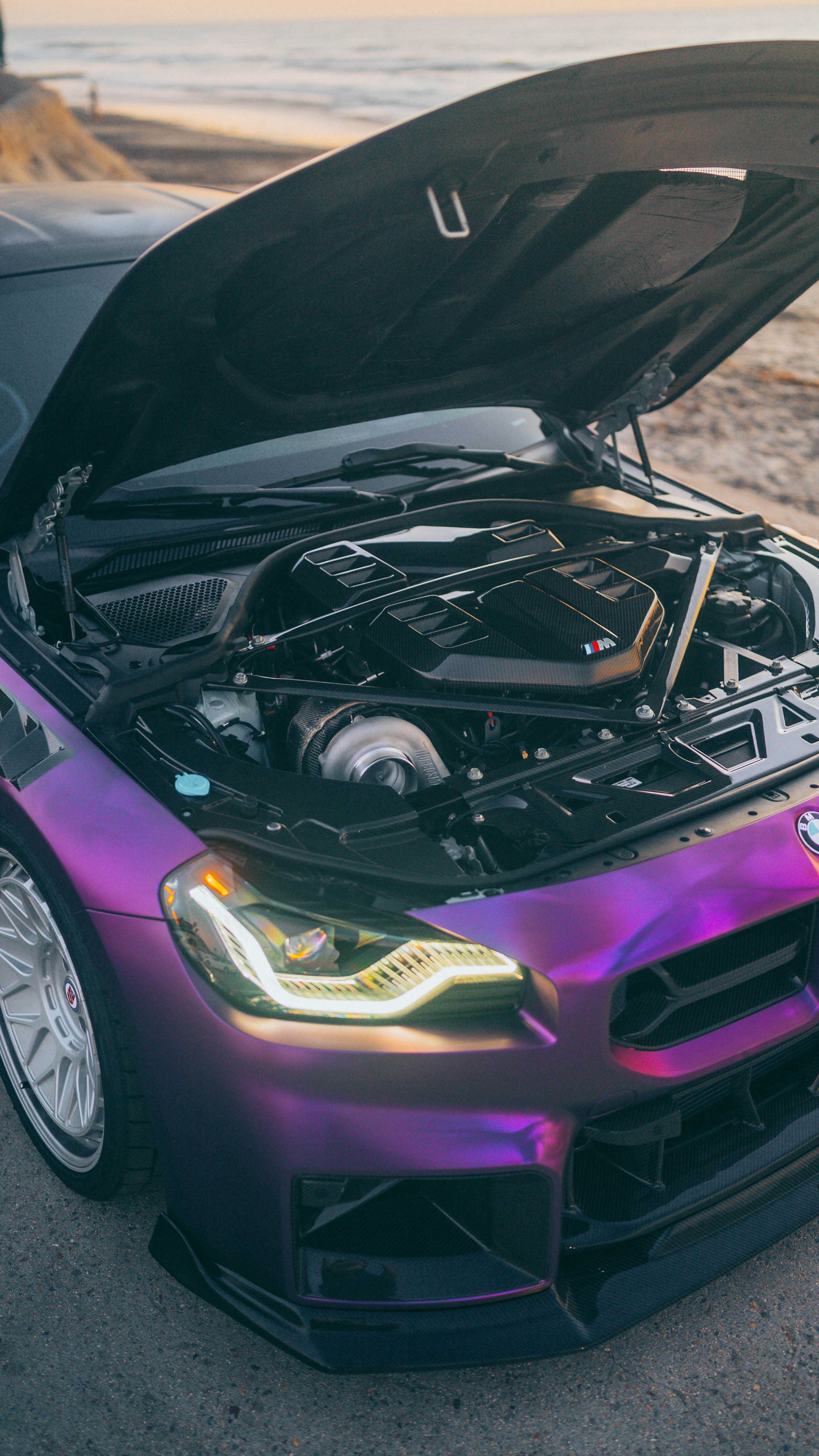G8X M2/M3/M4 Carbon Fiber V2 Extended Engine Cover - G80 M3/G82 G83 M4