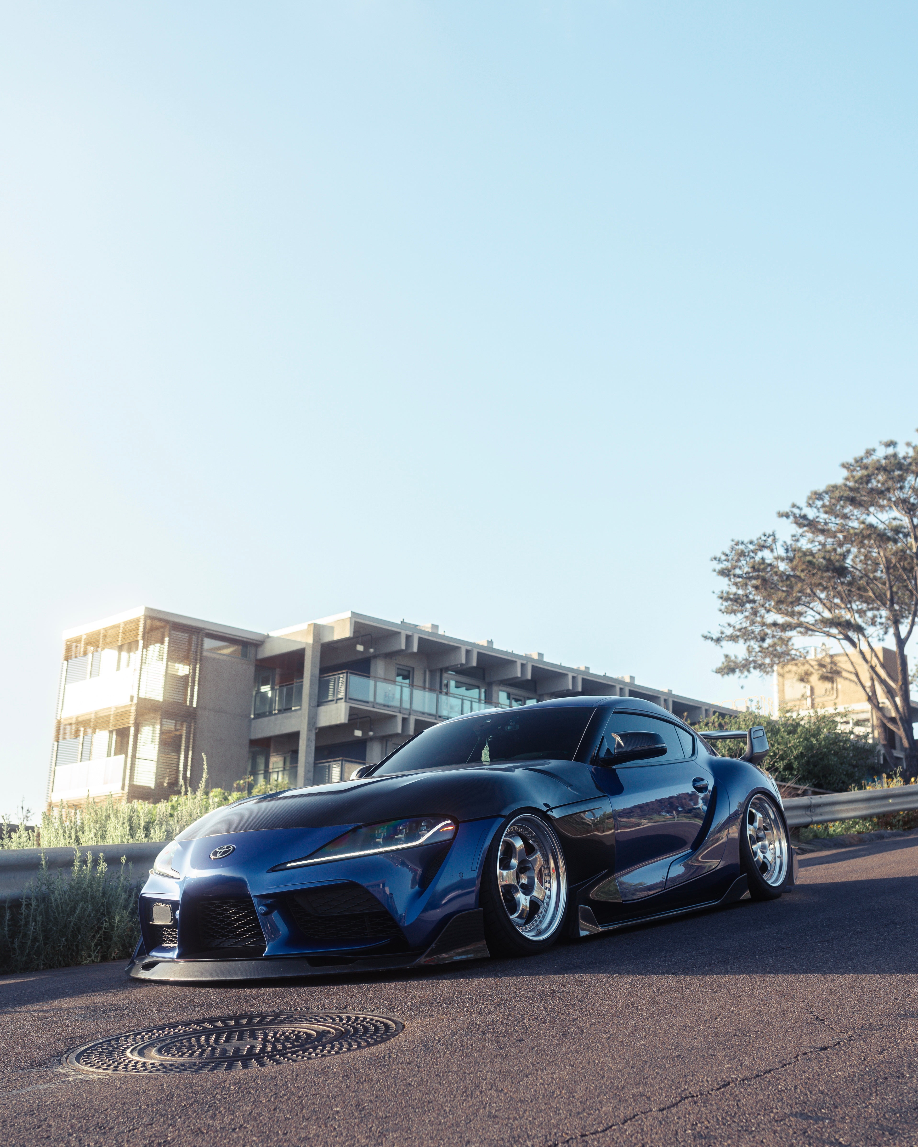 Toyota Supra Mk5 JHP Style Carbon Fiber Front Lip- A90/A91