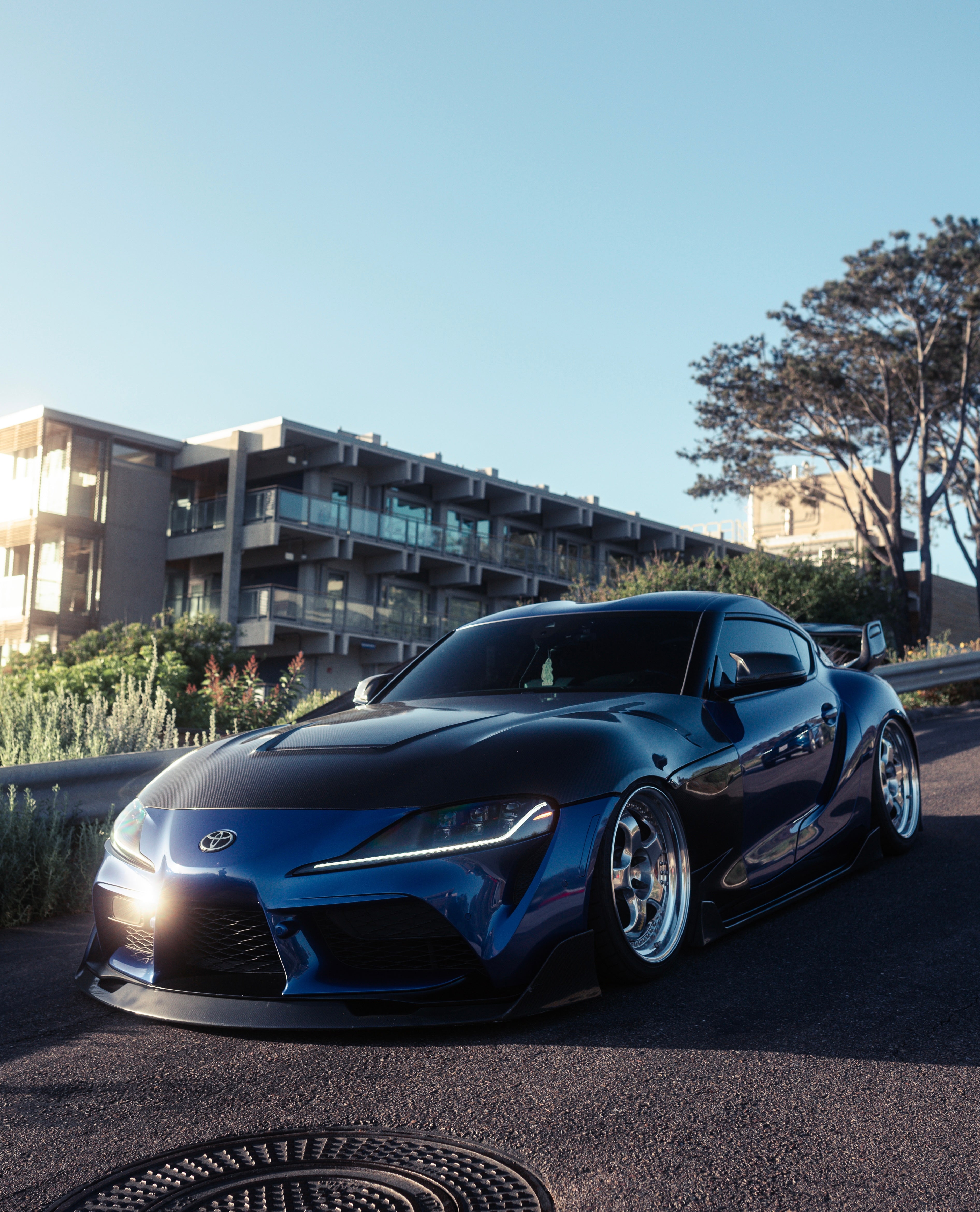 Toyota Supra Mk5 JHP Style Carbon Fiber Front Lip- A90/A91