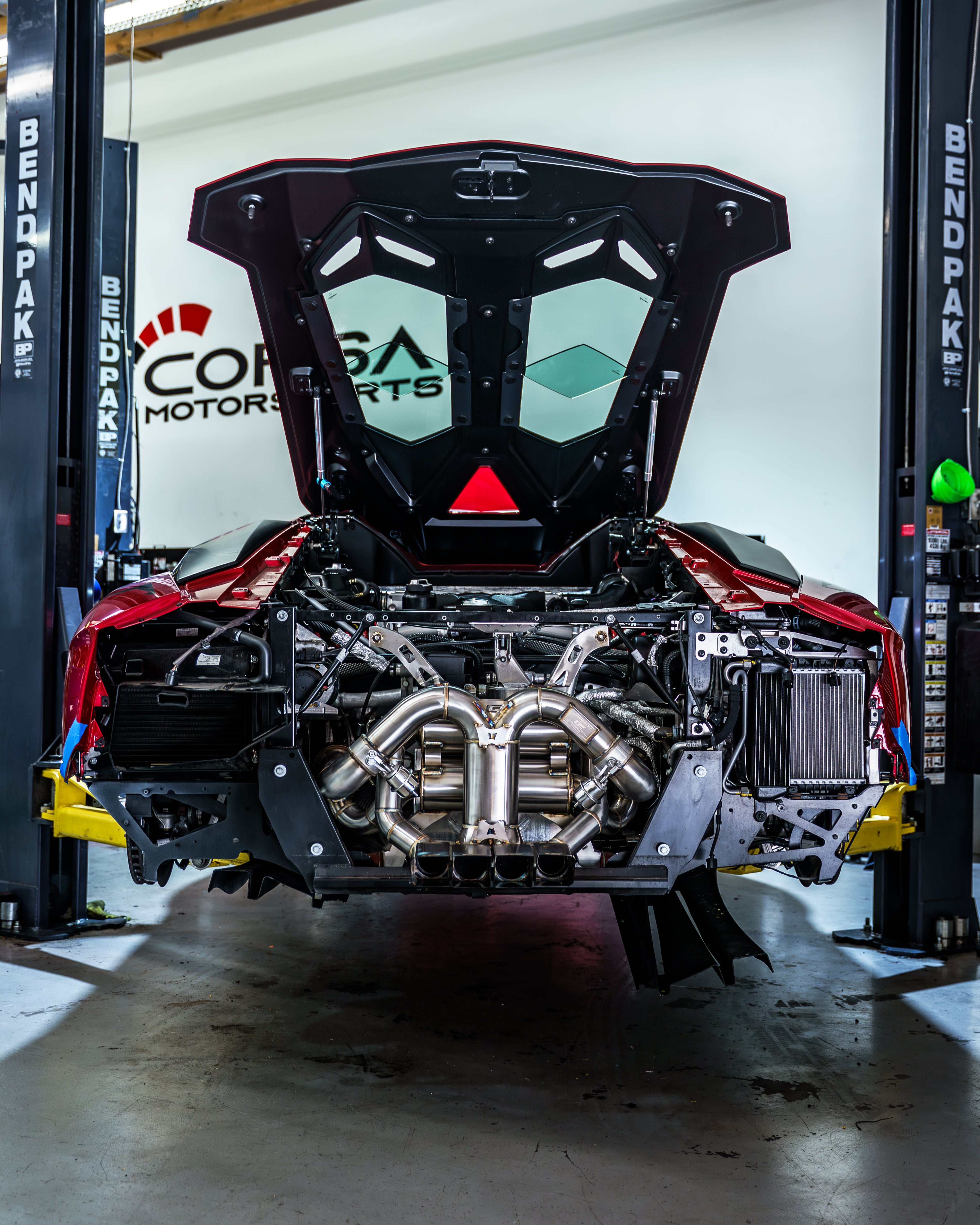 Lamborghini Aventador SV F1 Exhaust System