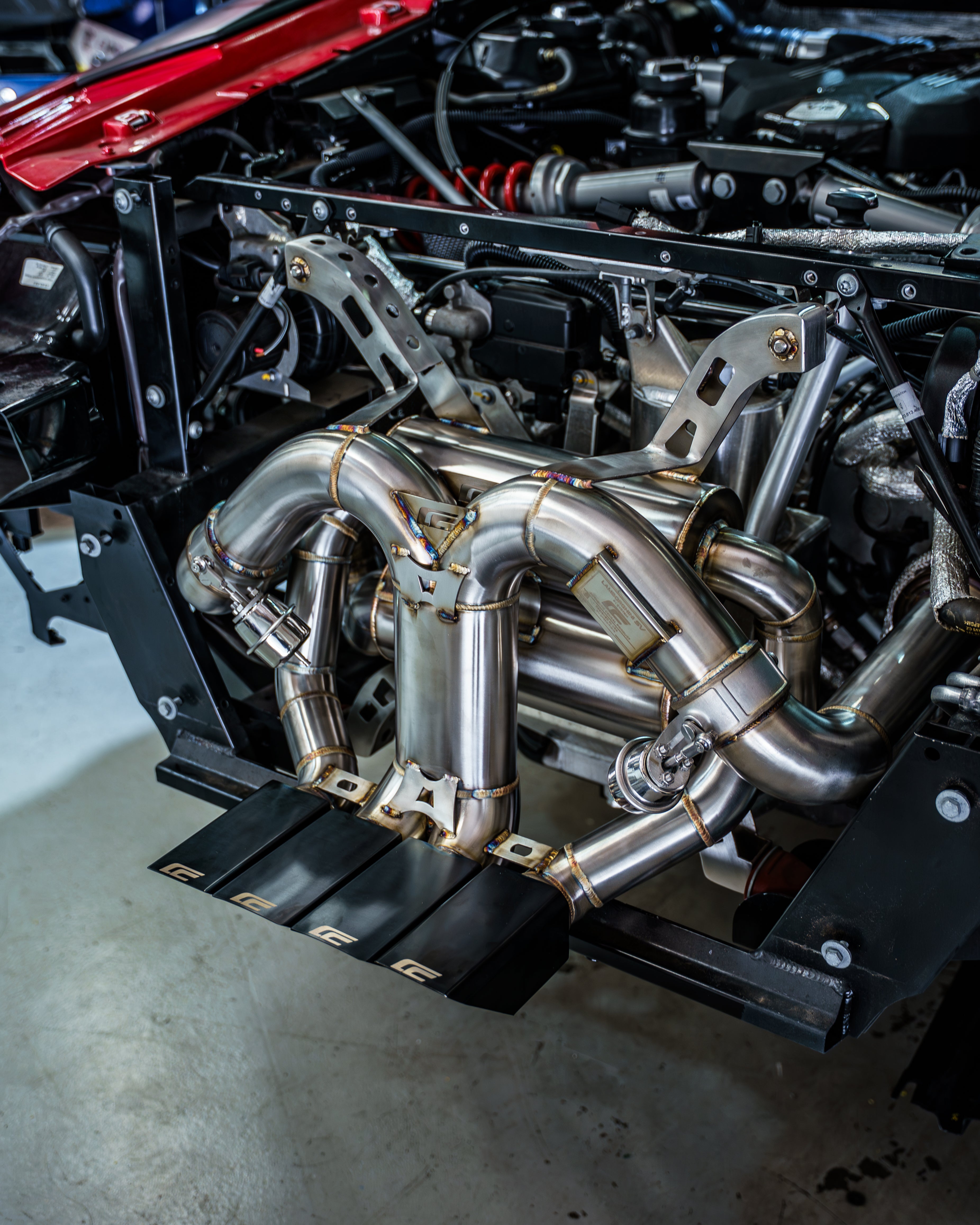 Lamborghini Aventador SV F1 Exhaust System