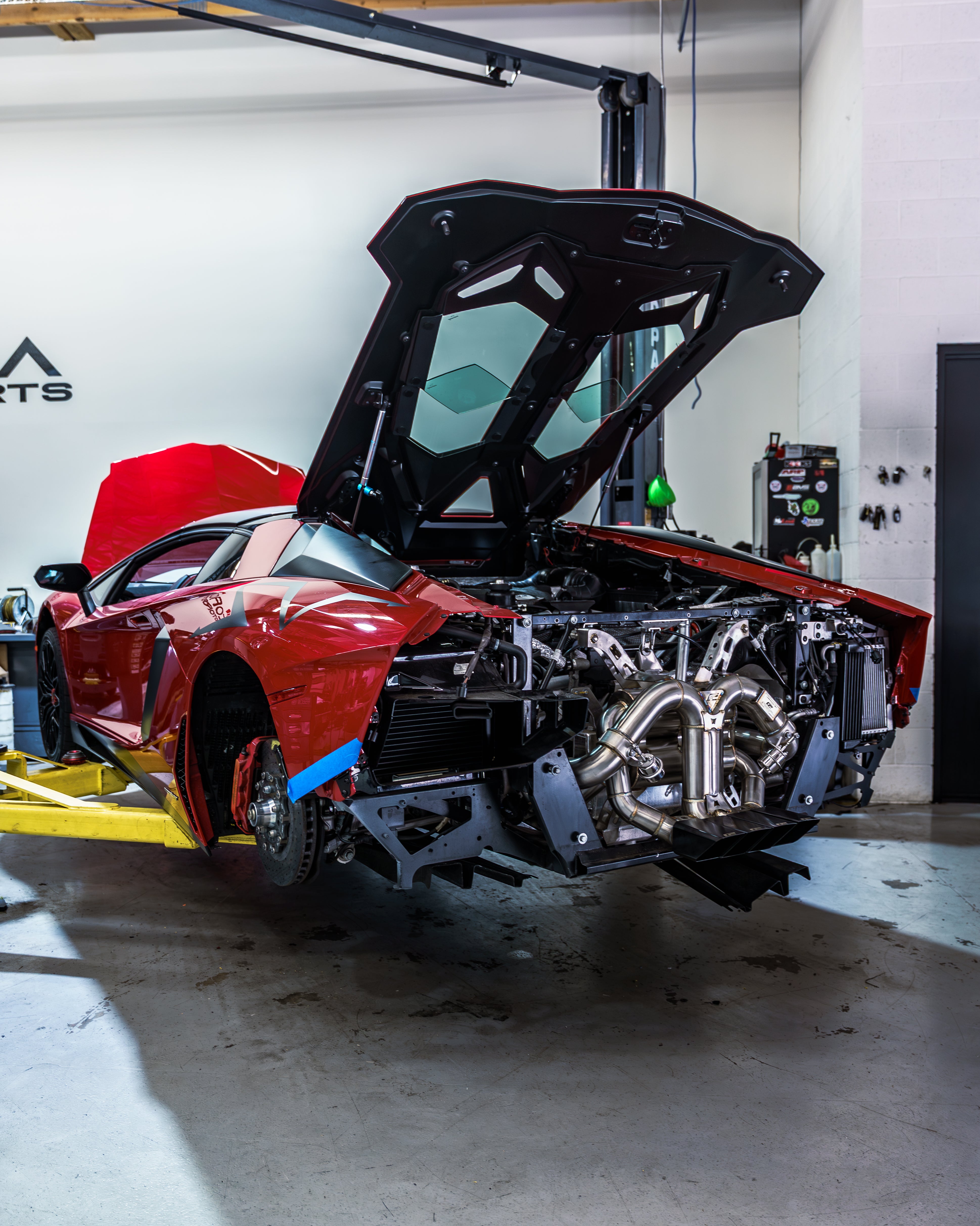 Lamborghini Aventador SV F1 Exhaust System