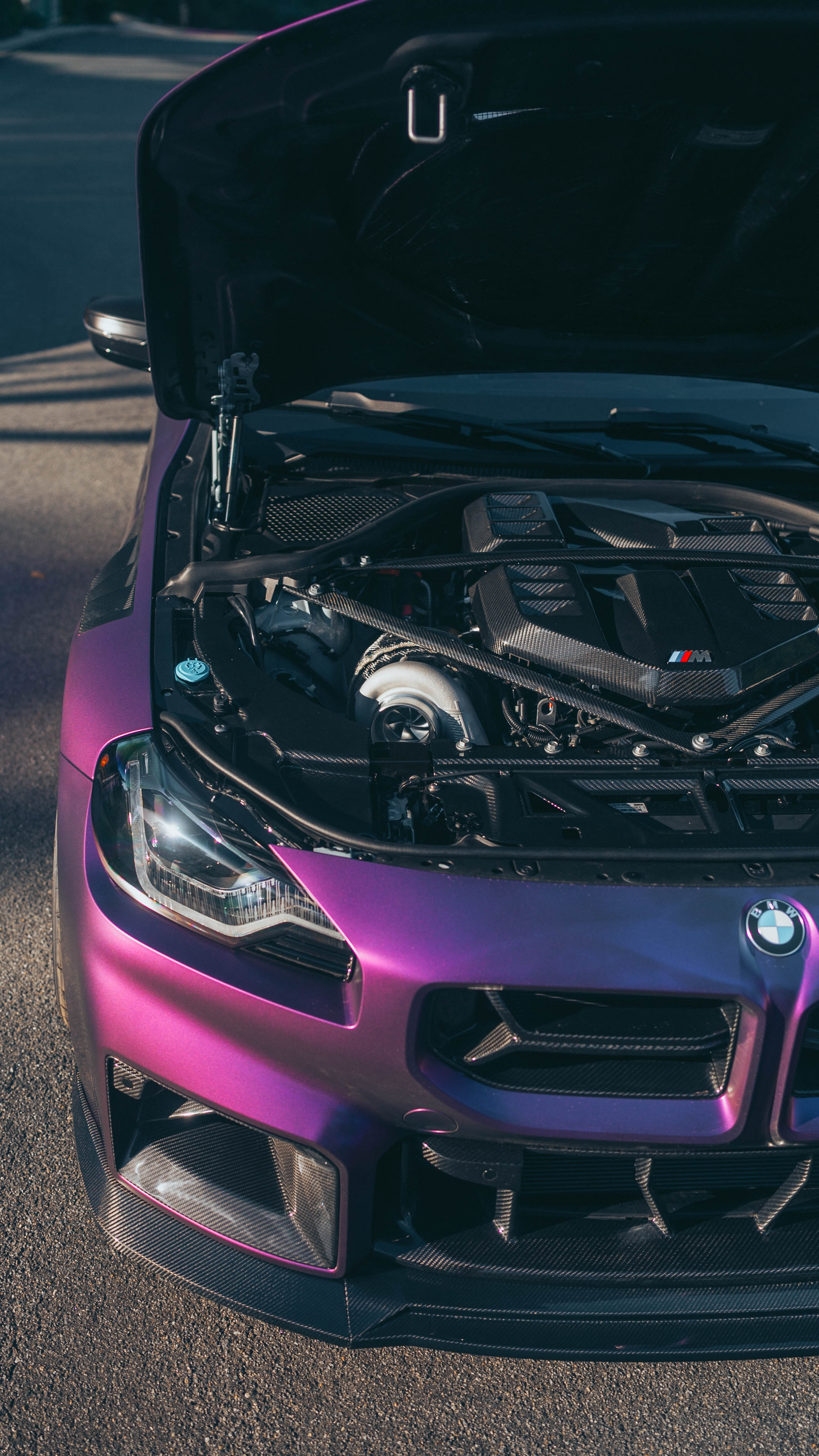 G8X M2/M3/M4 Carbon Fiber V2 Extended Engine Cover - G80 M3/G82 G83 M4/G87 M2