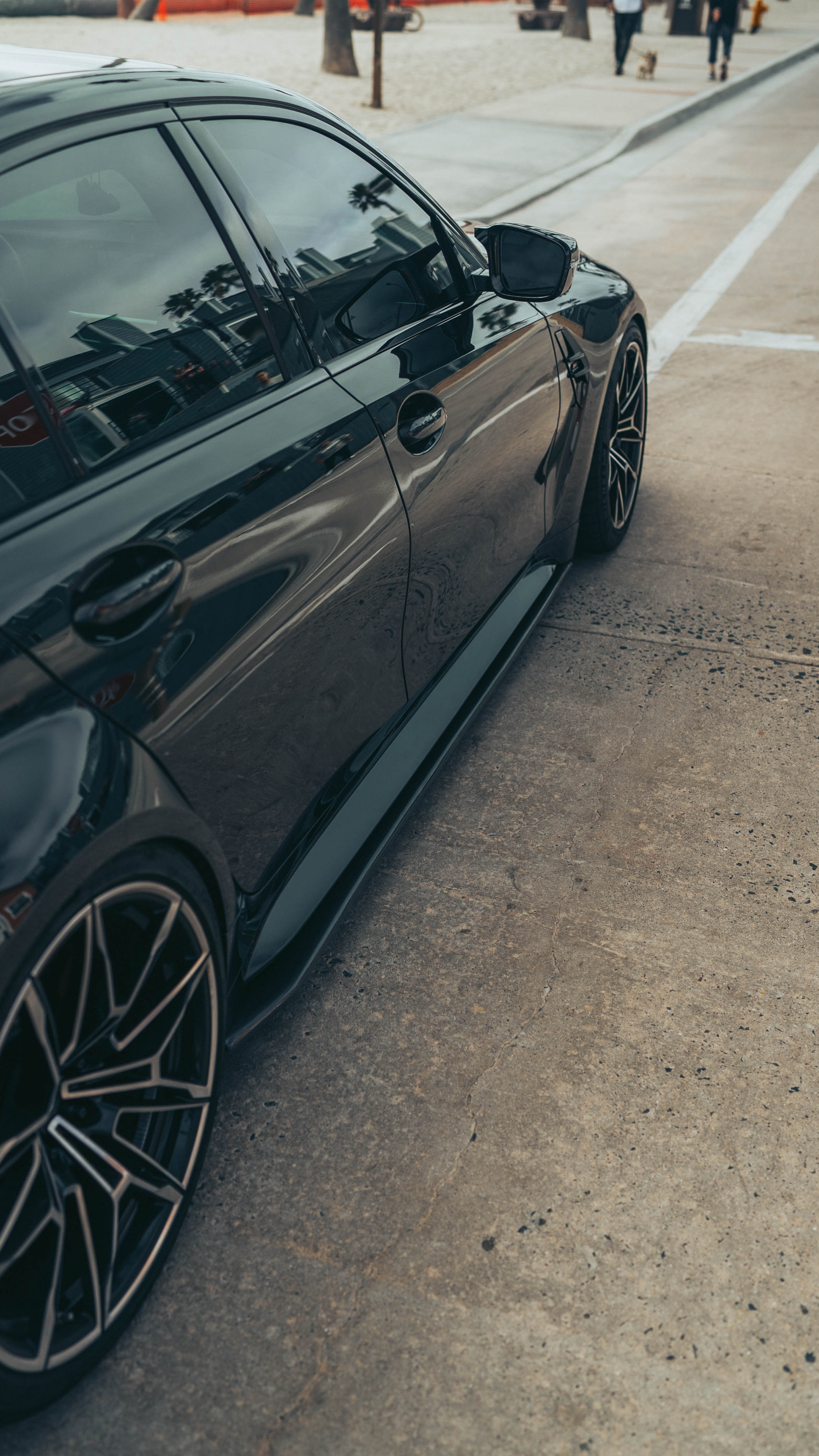 R1 Carbon Fiber Side Skirt Extensions – BMW G80 M3 / G20 3 Series