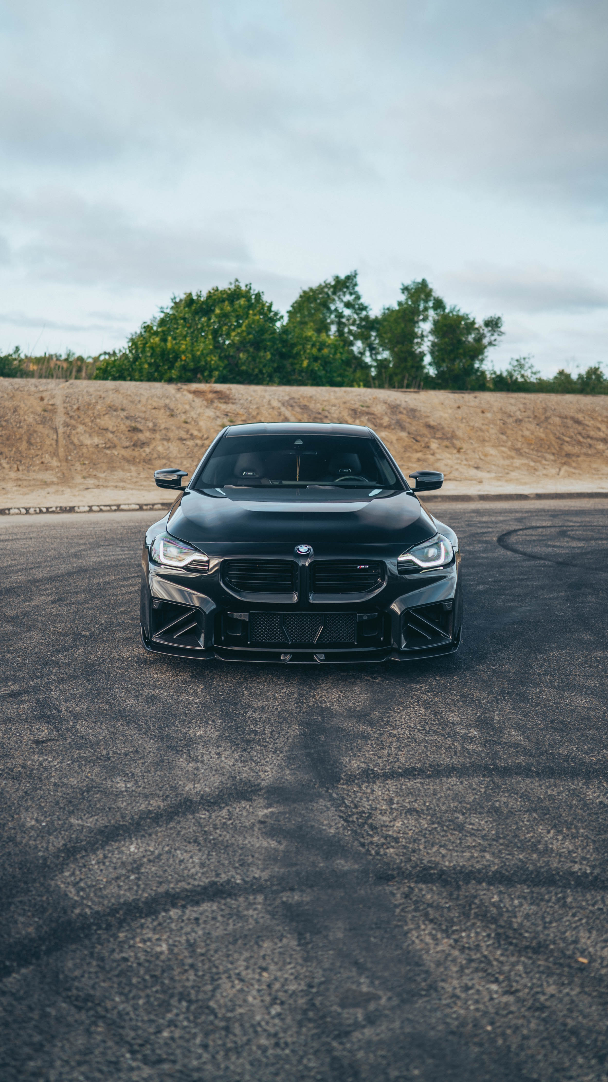 G87 M2 SQ Carbon Fiber Front Bumper Air Inlets/Ducts