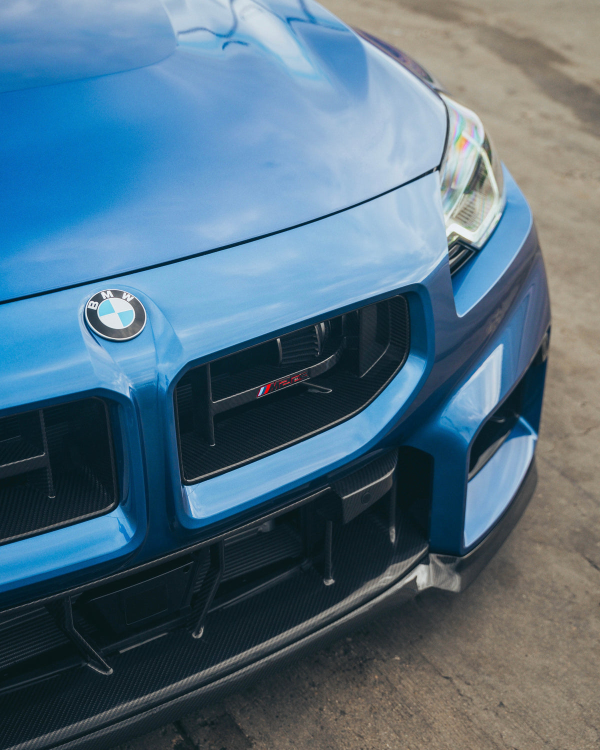 G87 M2 CS 1:1 Carbon Fiber Front Grill Replacement