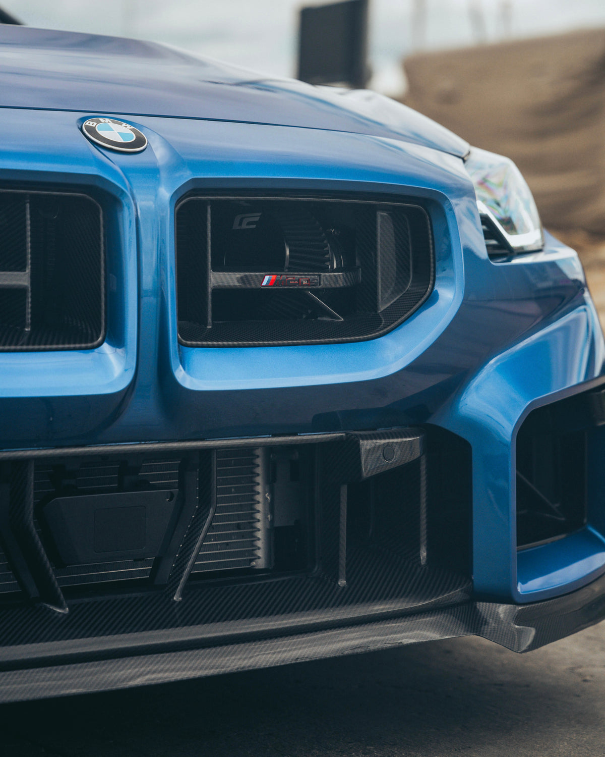 G87 M2 CS 1:1 Carbon Fiber Front Grill Replacement