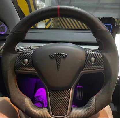 Tesla Carbon Fiber Steering Wheel