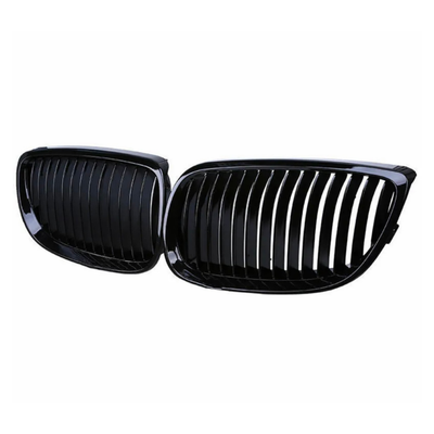 E9X gloss black single slat kidney grill