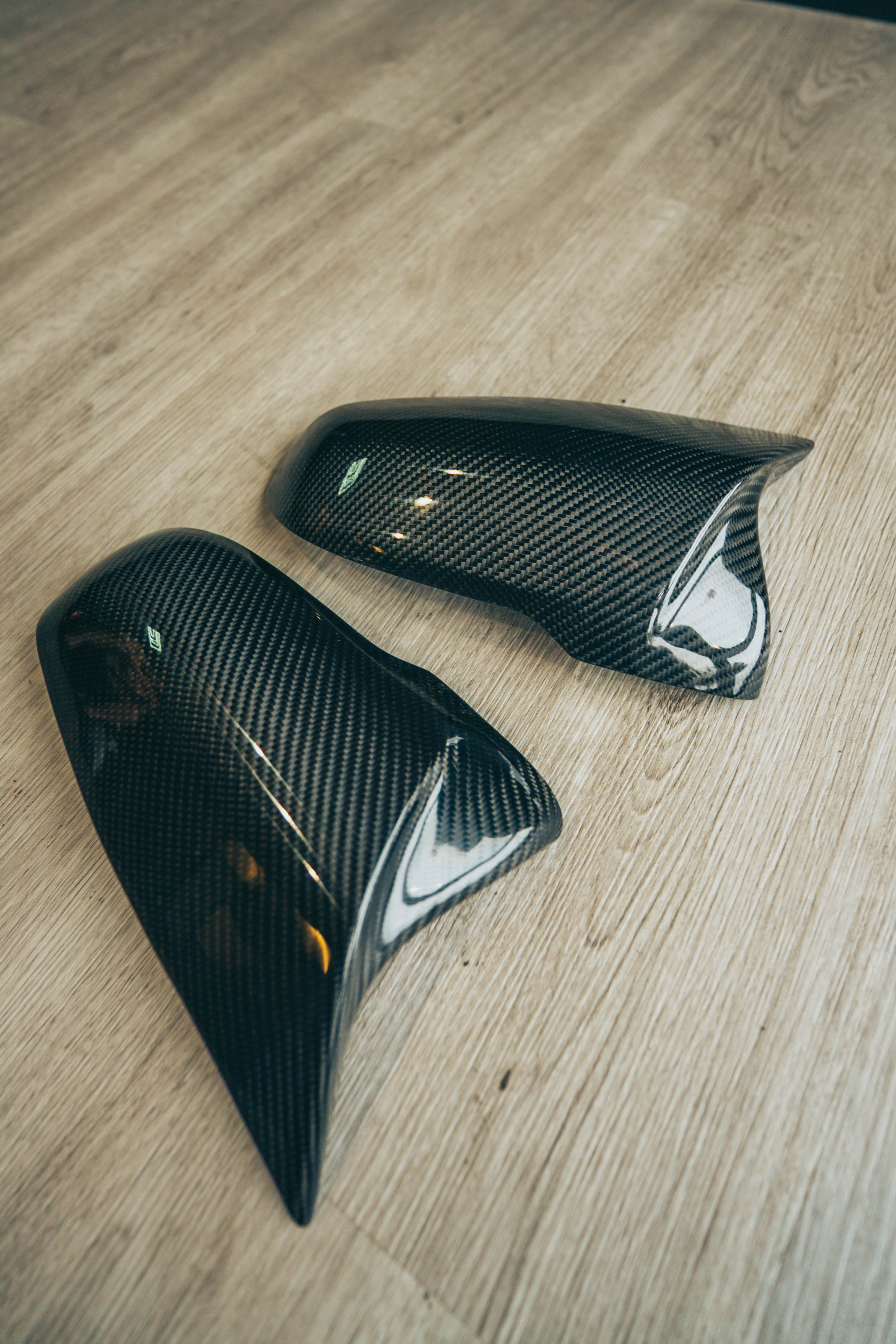 F3X/F2X Carbon Fiber M Mirror Cap Replacements