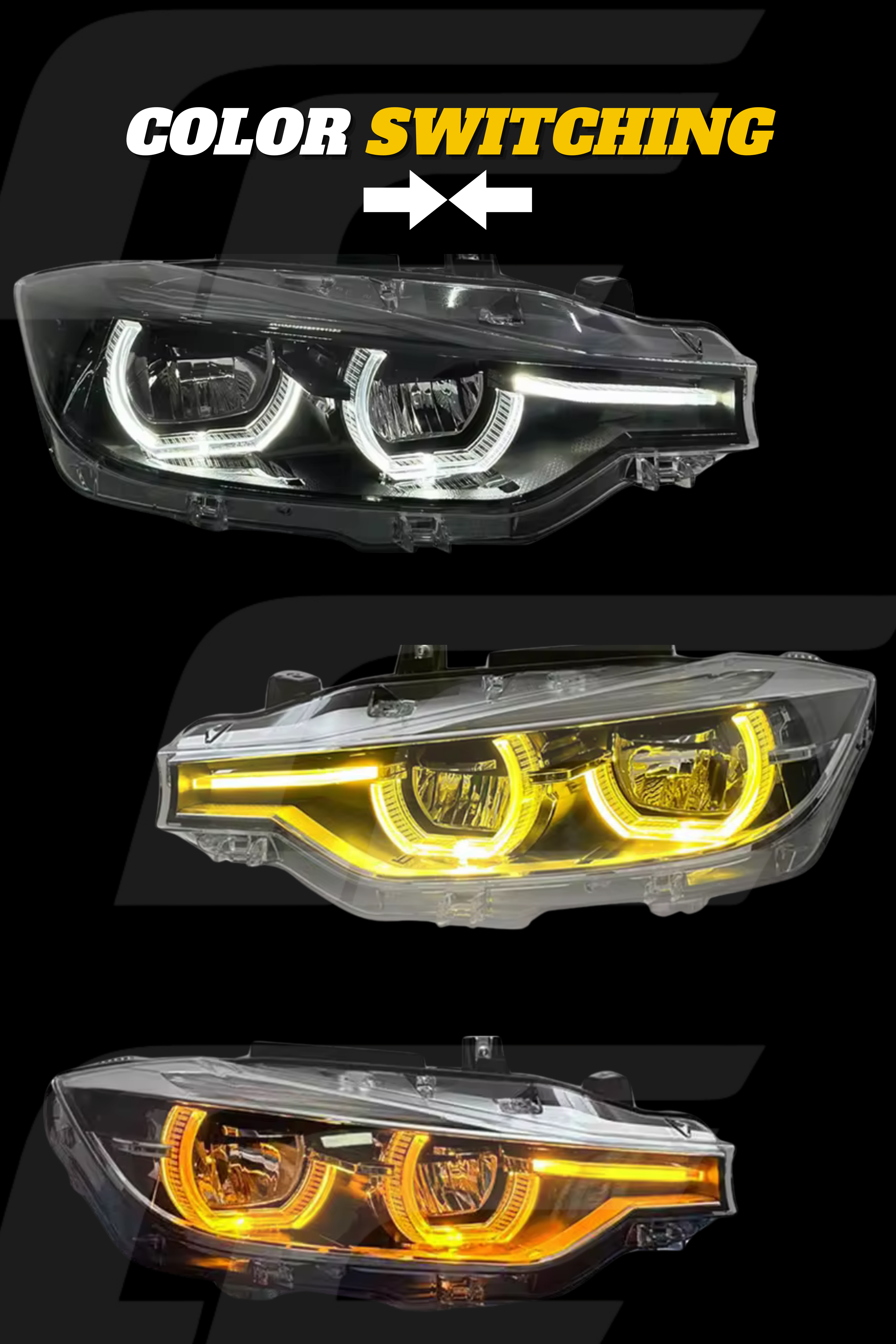 F30 3 Series LCI Style LED Headlights
