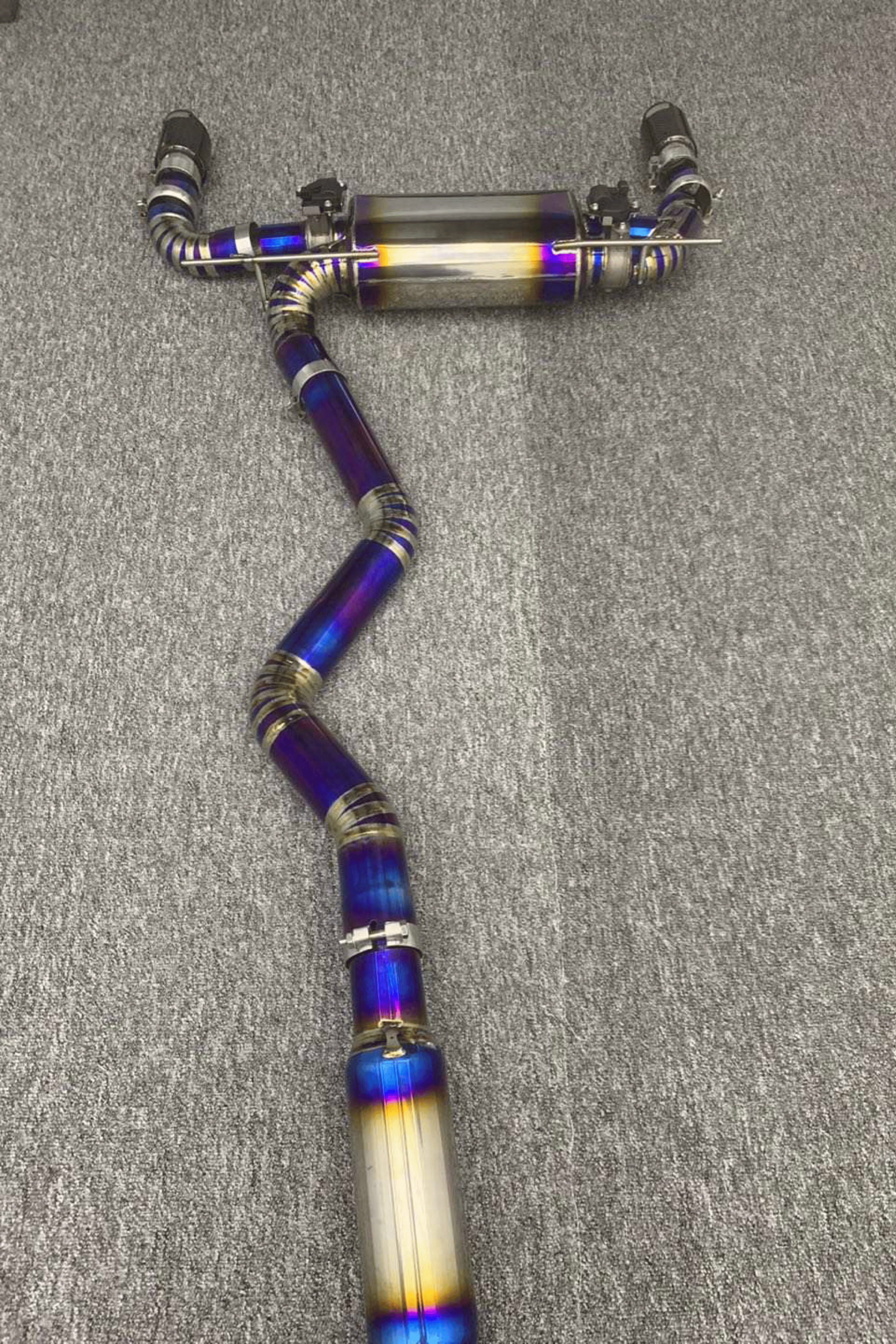 F3X 340i/440i B58 valved Cen-Cal catback exhaust(titanium)