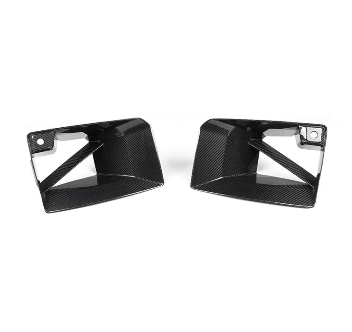 G87 M2 - V2 Dry Carbon Fiber Front Bumper Air Inlets