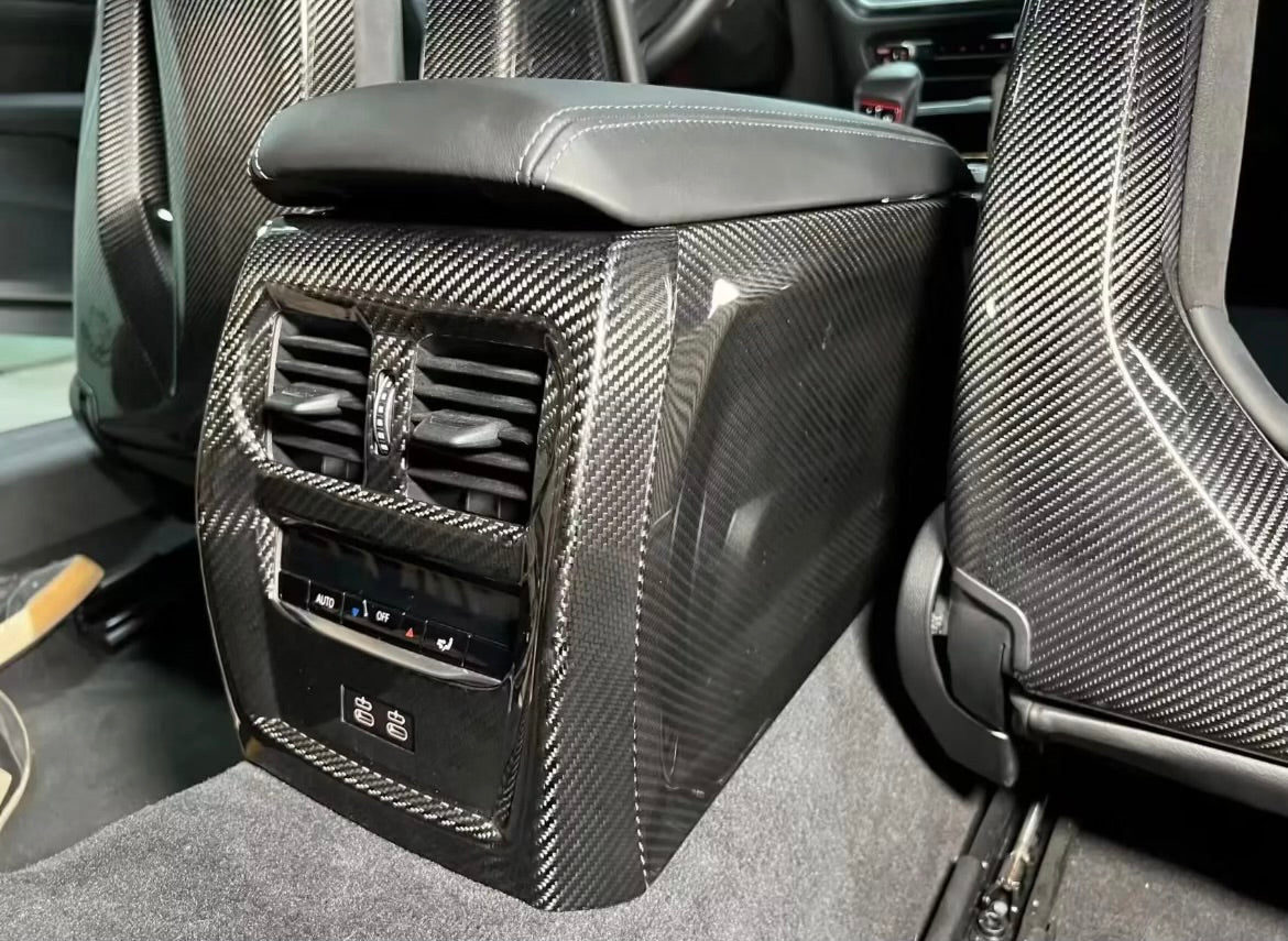 G8X M3/M4 - Carbon Fiber Rear Interior Console Trim