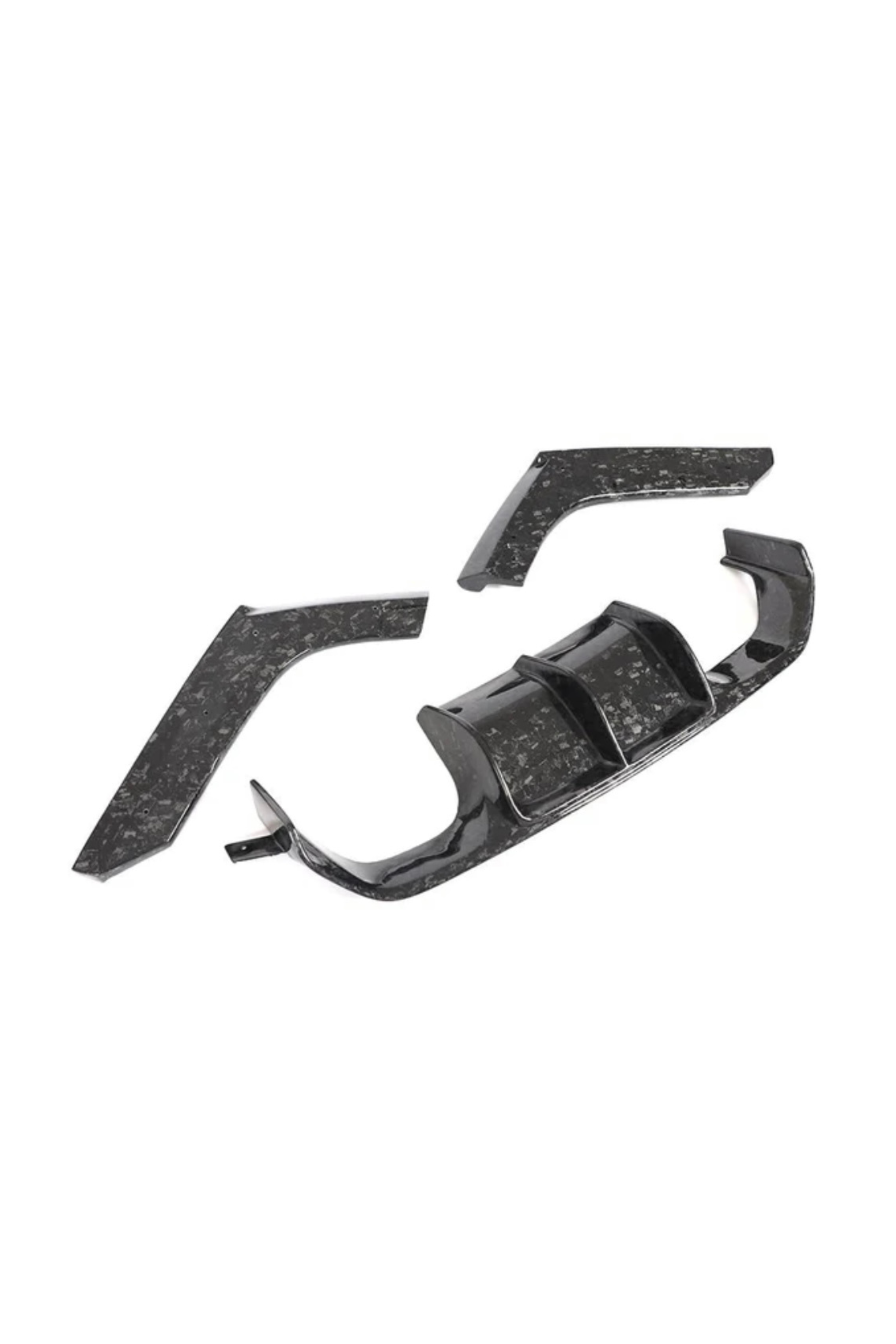 F8X Forged Carbon Fiber 3PC V Style Diffuser