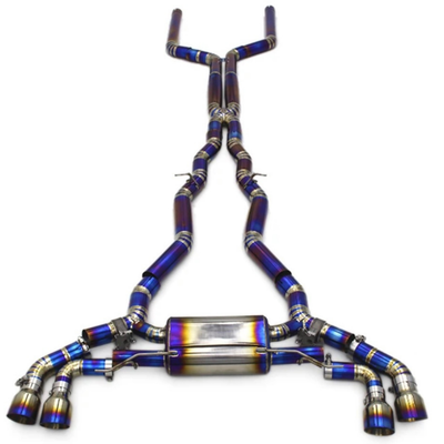 F90 M5 Cen-Cal Valved Catback Exhaust - Titanium