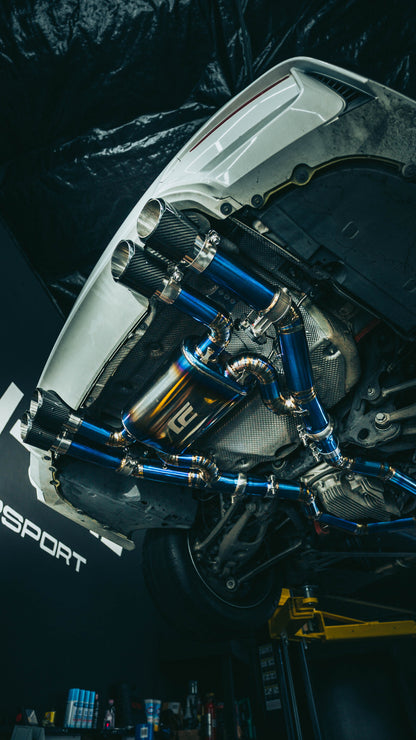 S55 F8X M2/M3/M4 Titanium Valved Catback Exhaust - Cen-Cal Motorsport