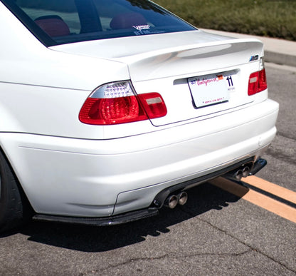 E46 M3-MX Carbon Fiber Rear Bumper Extensions