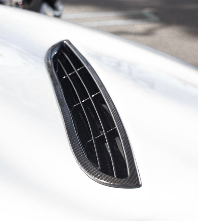 F series carbon fiber GTS hood vent