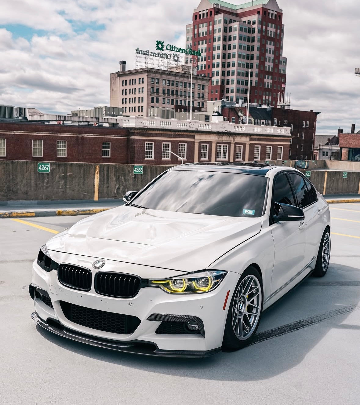 BMW F30 Carbon Fiber Varis Front Lip - F30/F31 3 Series