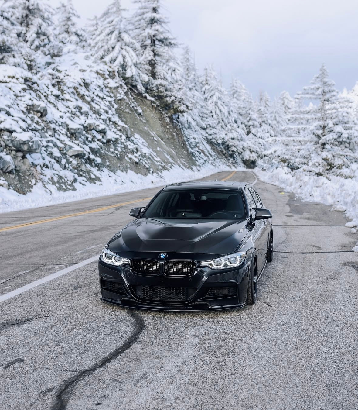 BMW F30 Carbon Fiber Varis Front Lip - F30/F31 3 Series