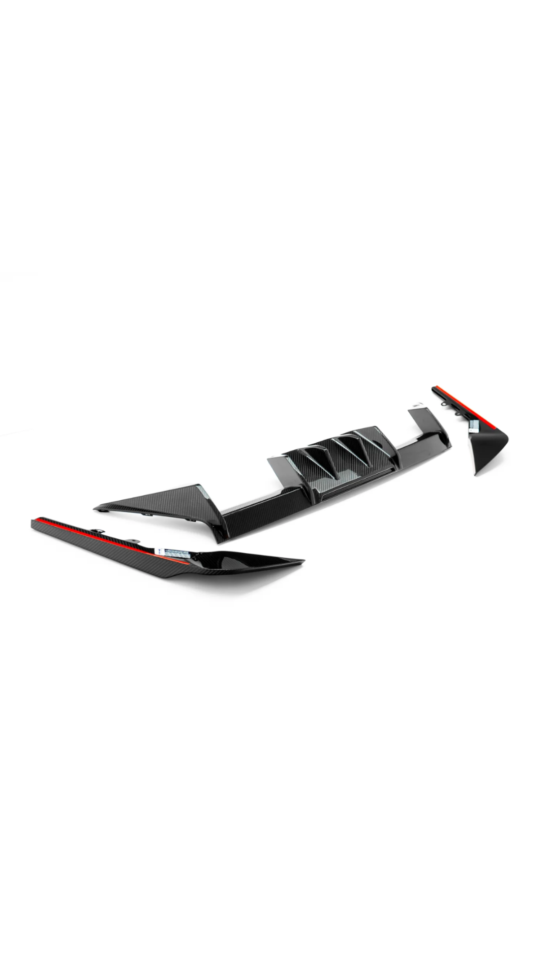 G87 M2 Authentic Gloss Pre-Preg Carbon Fiber MHC Edition 1 Rear Diffuser (3pcs)