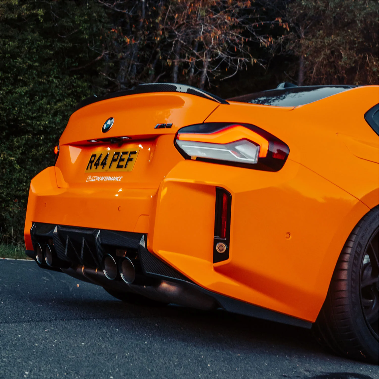 G87 M2 Authentic Gloss Pre-Preg Carbon Fiber MHC Edition 1 Rear Diffuser (3pcs)