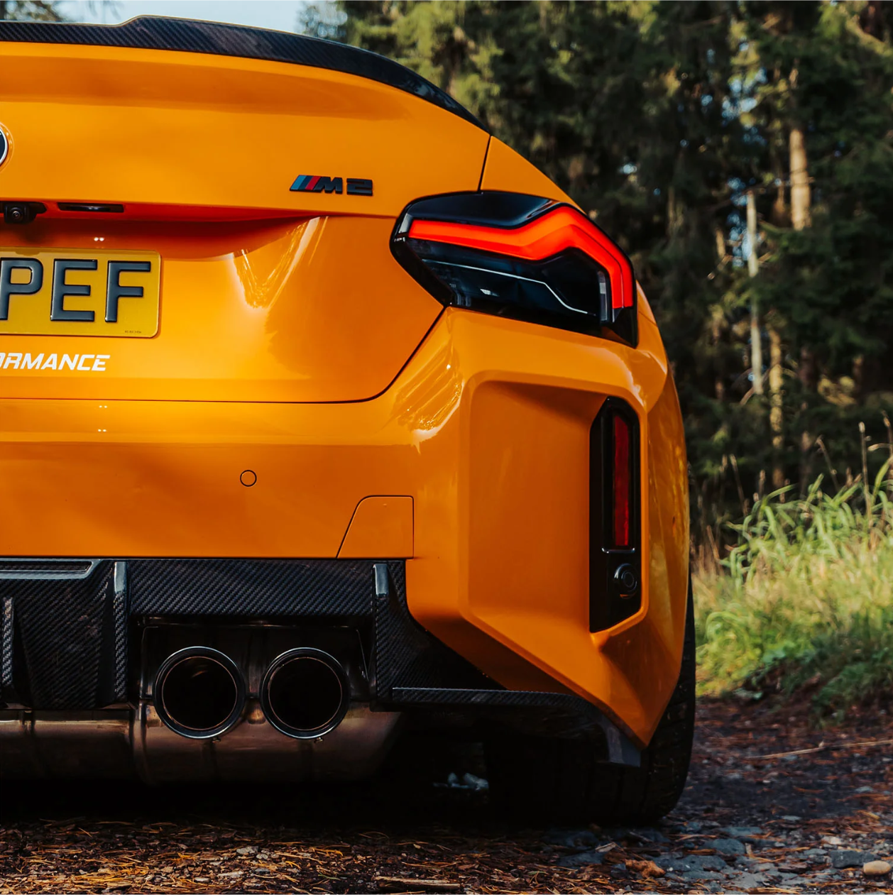 G87 M2 Authentic Gloss Pre-Preg Carbon Fiber MHC Edition 1 Rear Diffuser (3pcs)