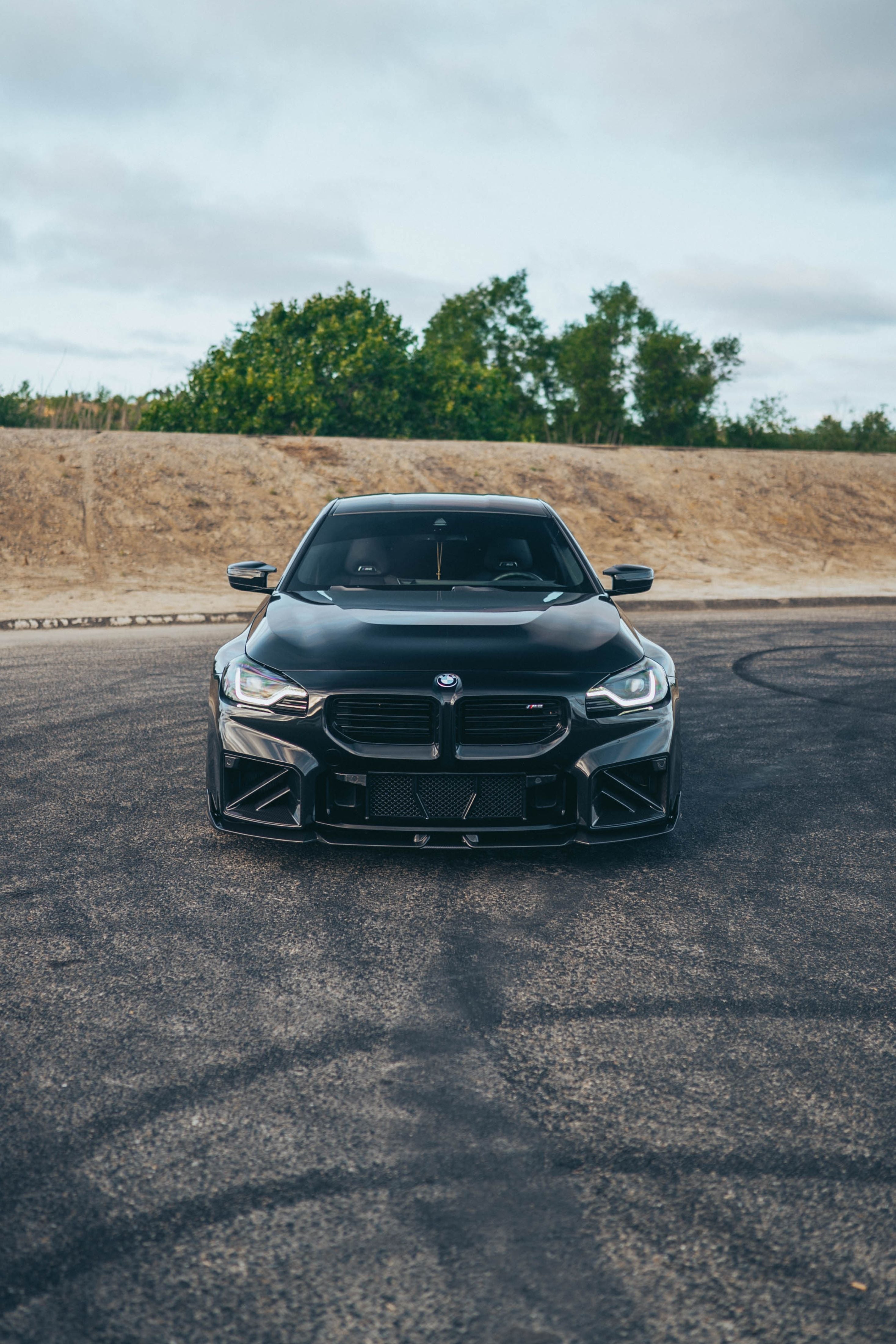 G87 M2 SQ Carbon Fiber Front Bumper Air Inlets/Ducts