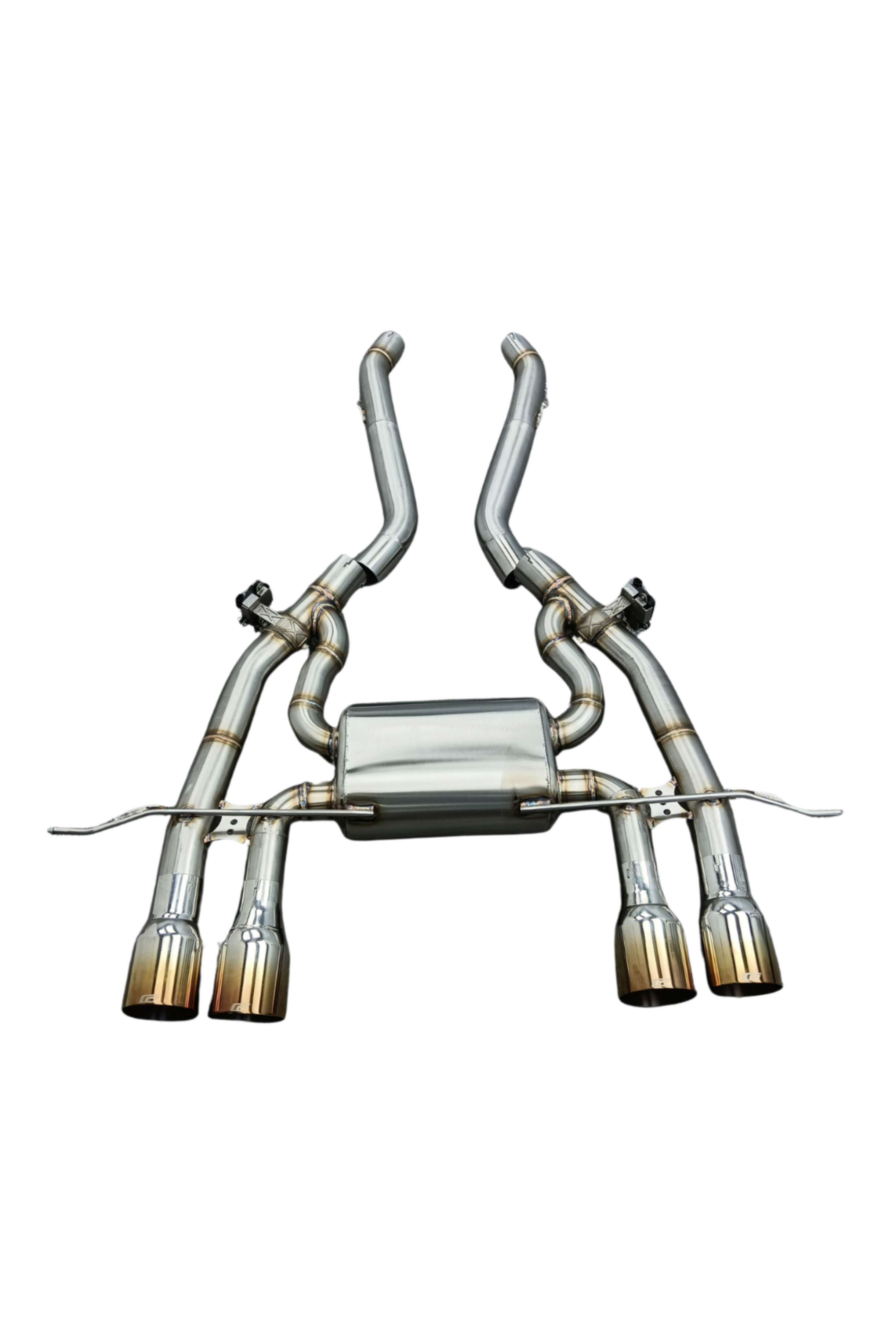 G8X S58 Stainelss Steel Valved Axle-Back Exhaust - M2/M3/M4