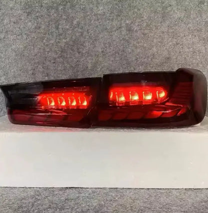CenCal Motorsport Dragon Scale LED Taillights for BMW 3 Series G20/G28/G80 (2018–2022) – Sequential Full LED Tail Lamps