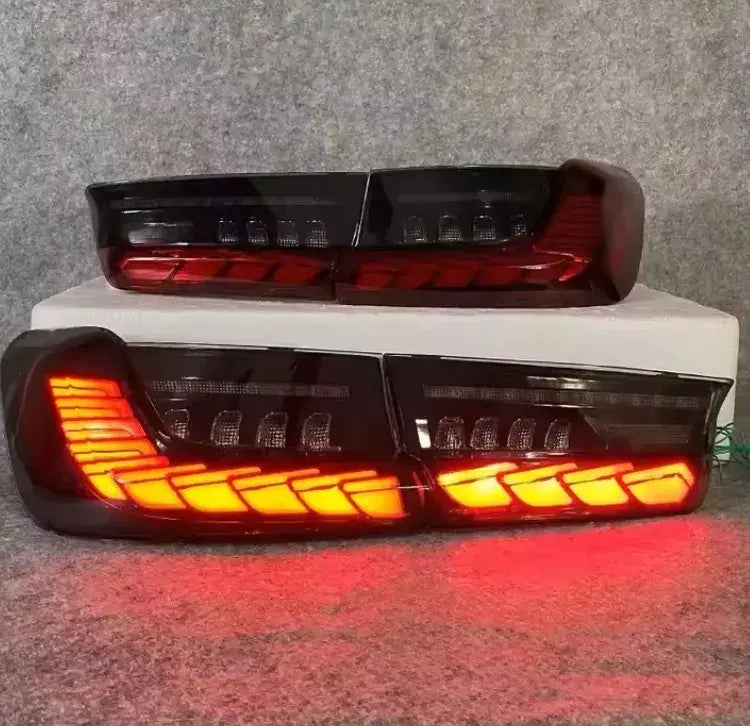 CenCal Motorsport Dragon Scale LED Taillights for BMW 3 Series G20/G28/G80 (2018–2022) – Sequential Full LED Tail Lamps