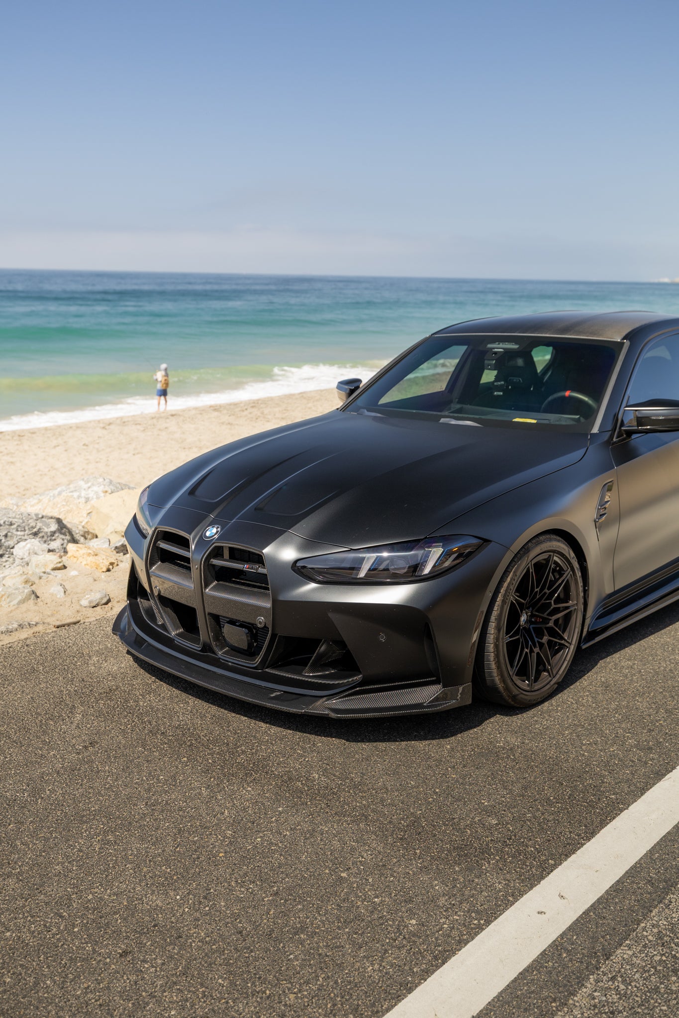 Cen-Cal Motorsport J Style V1 3-Piece Carbon Fiber Front Lip