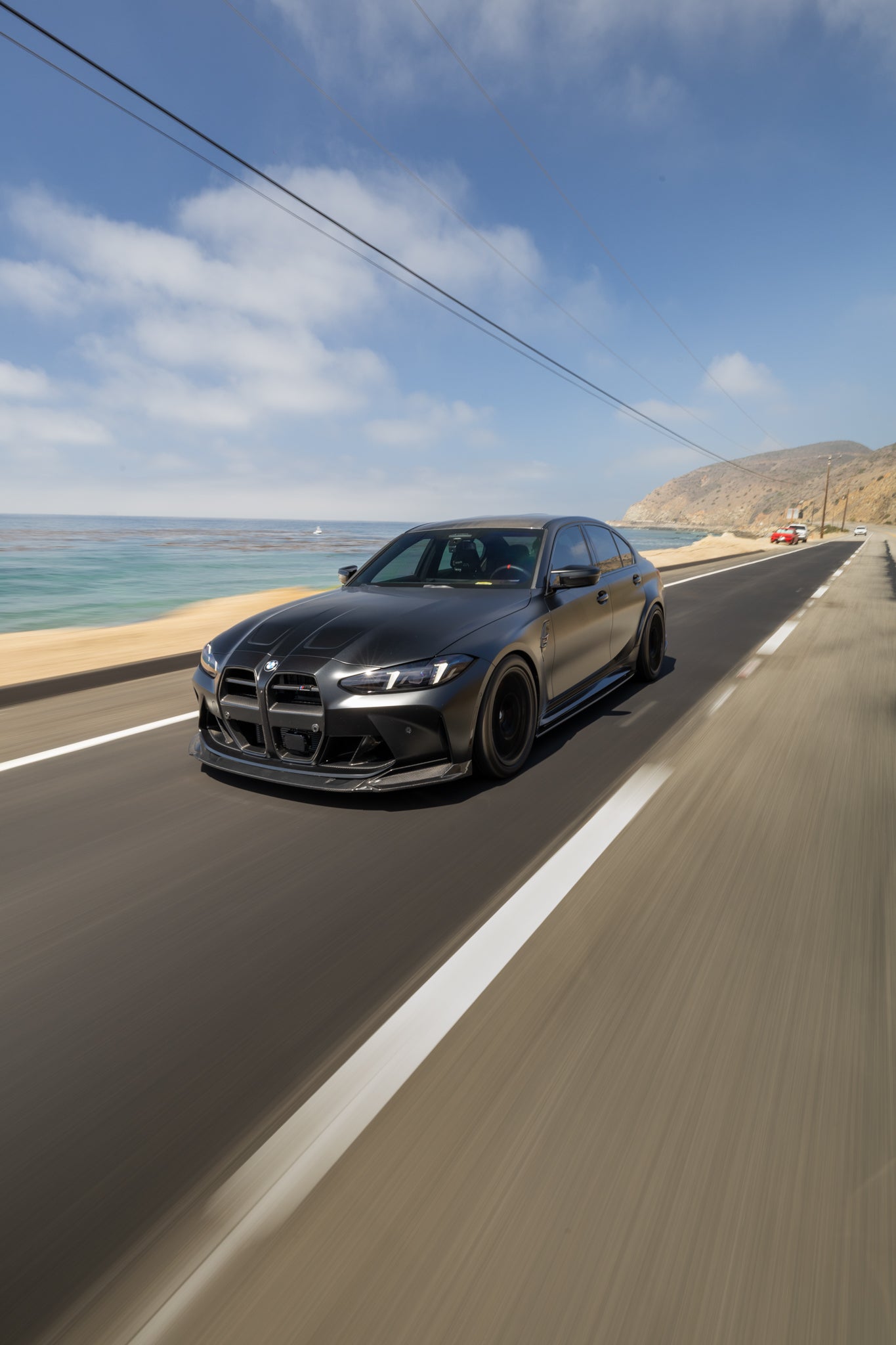 Cen-Cal Motorsport J Style V1 3-Piece Carbon Fiber Front Lip