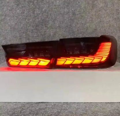 CenCal Motorsport Dragon Scale LED Taillights for BMW 3 Series G20/G28/G80 (2018–2022) – Sequential Full LED Tail Lamps