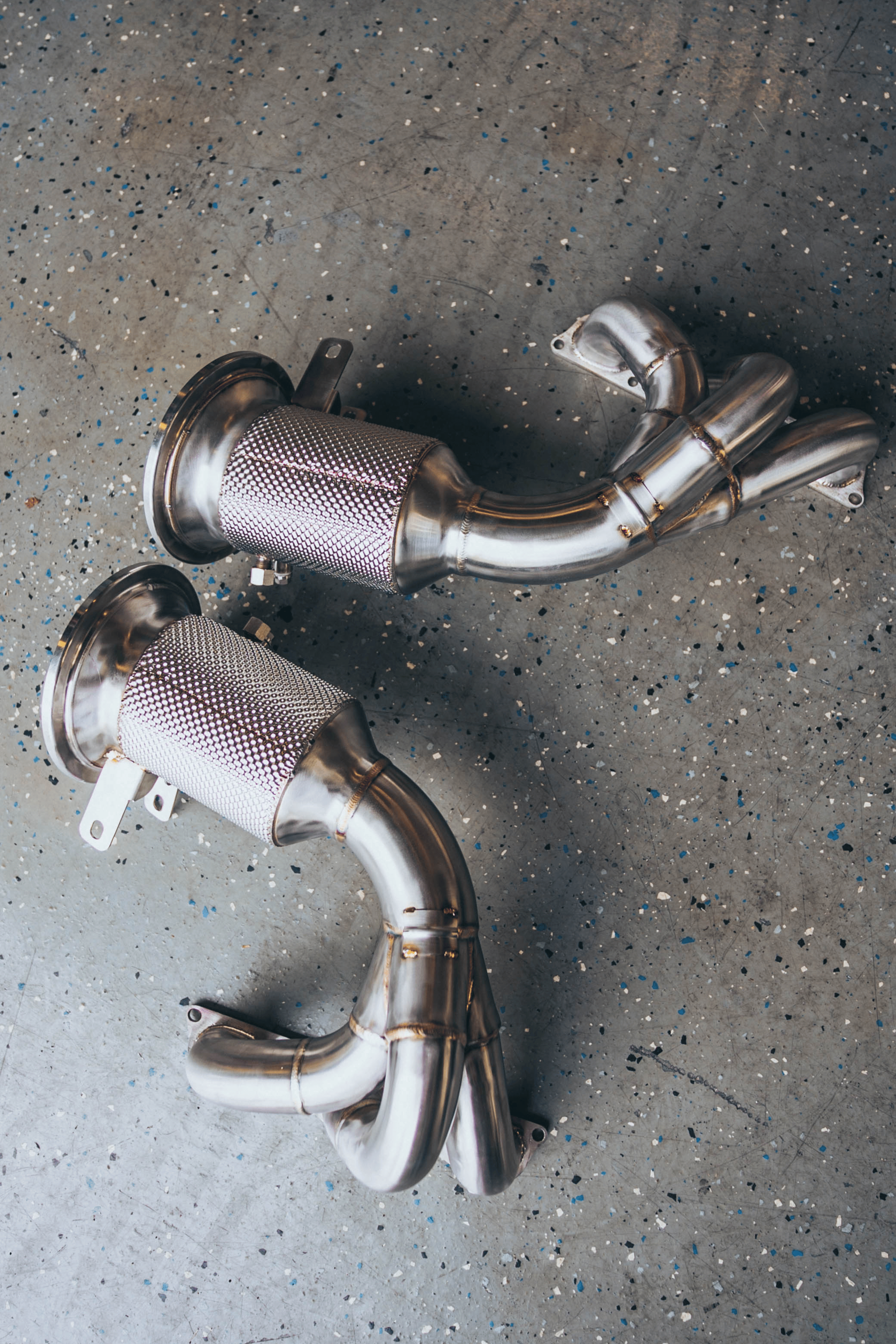 High-Flow Race EQL Headers – Porsche 992 GT3 / GT3 RS (T304 Stainless Steel)