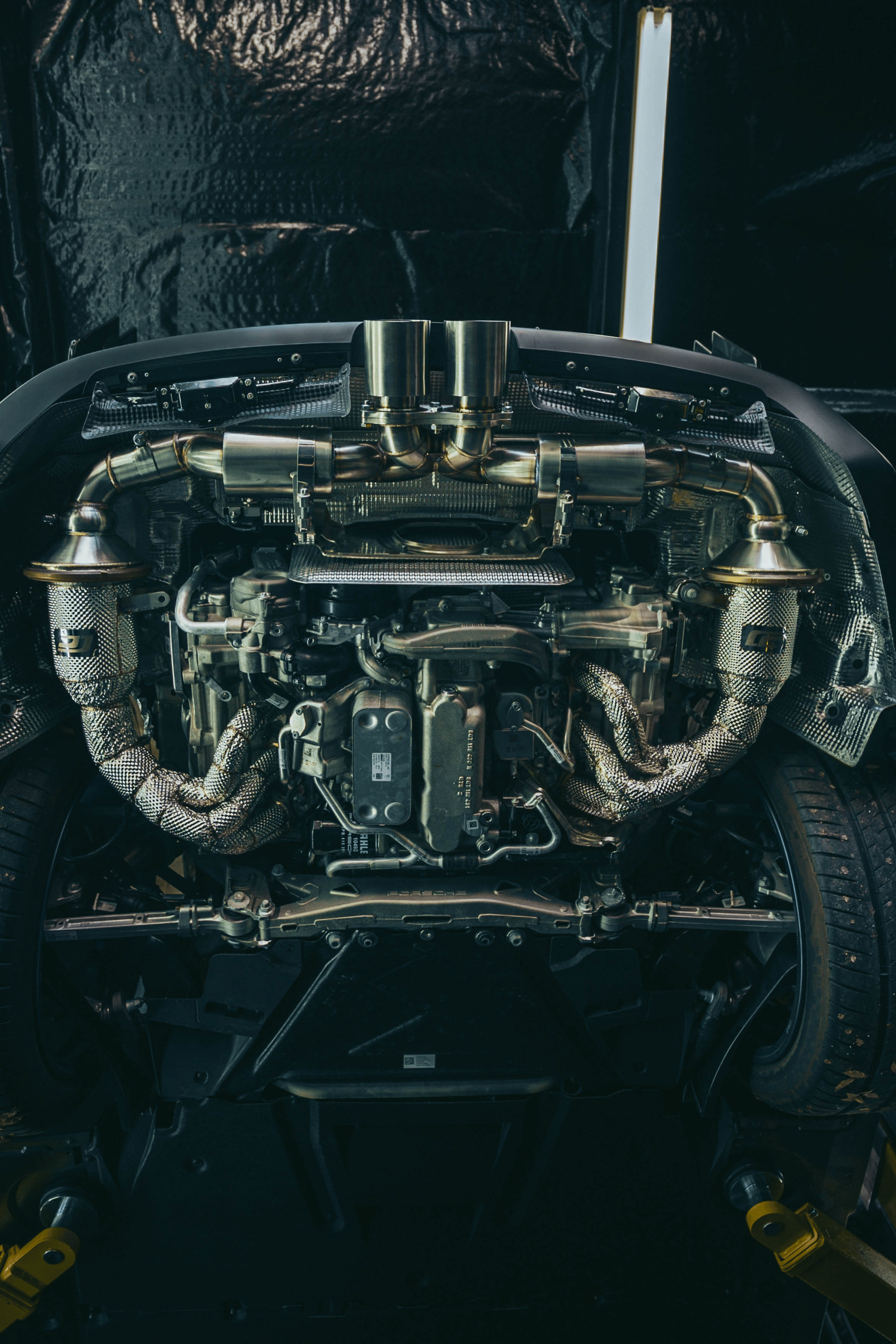 High-Flow Race EQL Headers – Porsche 992 GT3 / GT3 RS (T304 Stainless Steel)