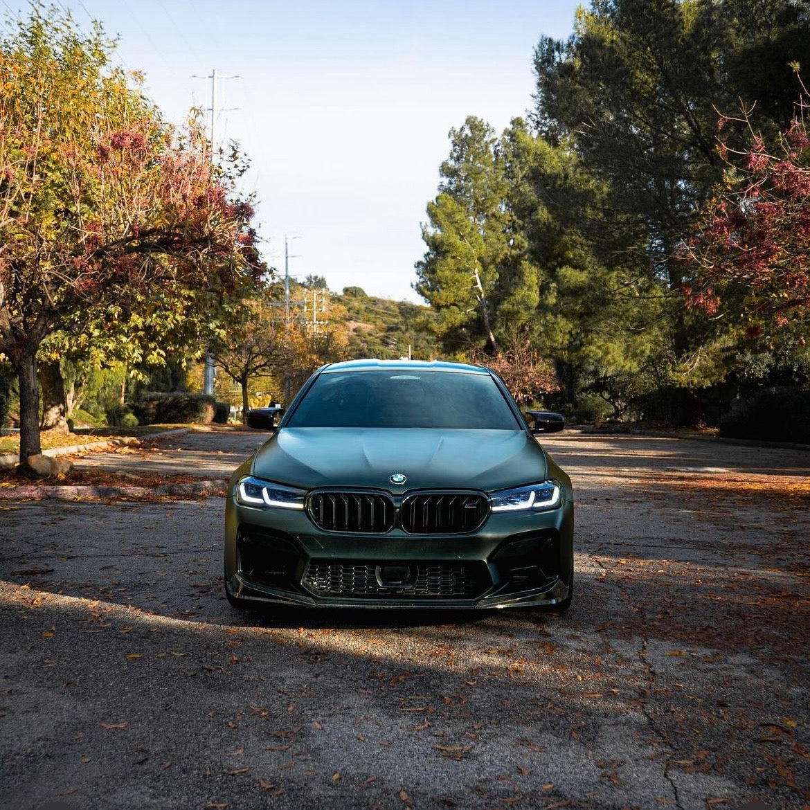 BMW F90 M5 MP 3-Piece Style Carbon Fiber Front Lip