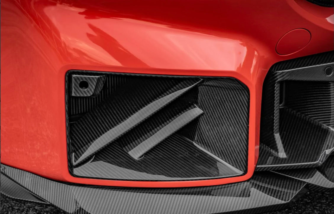 G87 M2 - V3 Carbon Fiber Front Bumper Air Inlets