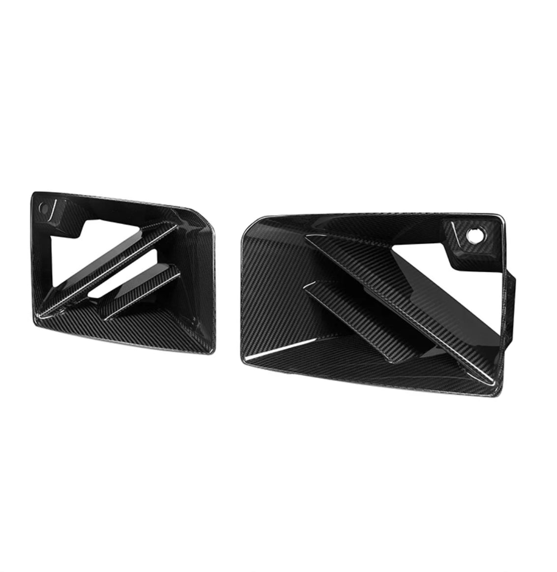 G87 M2 - V3 Carbon Fiber Front Bumper Air Inlets